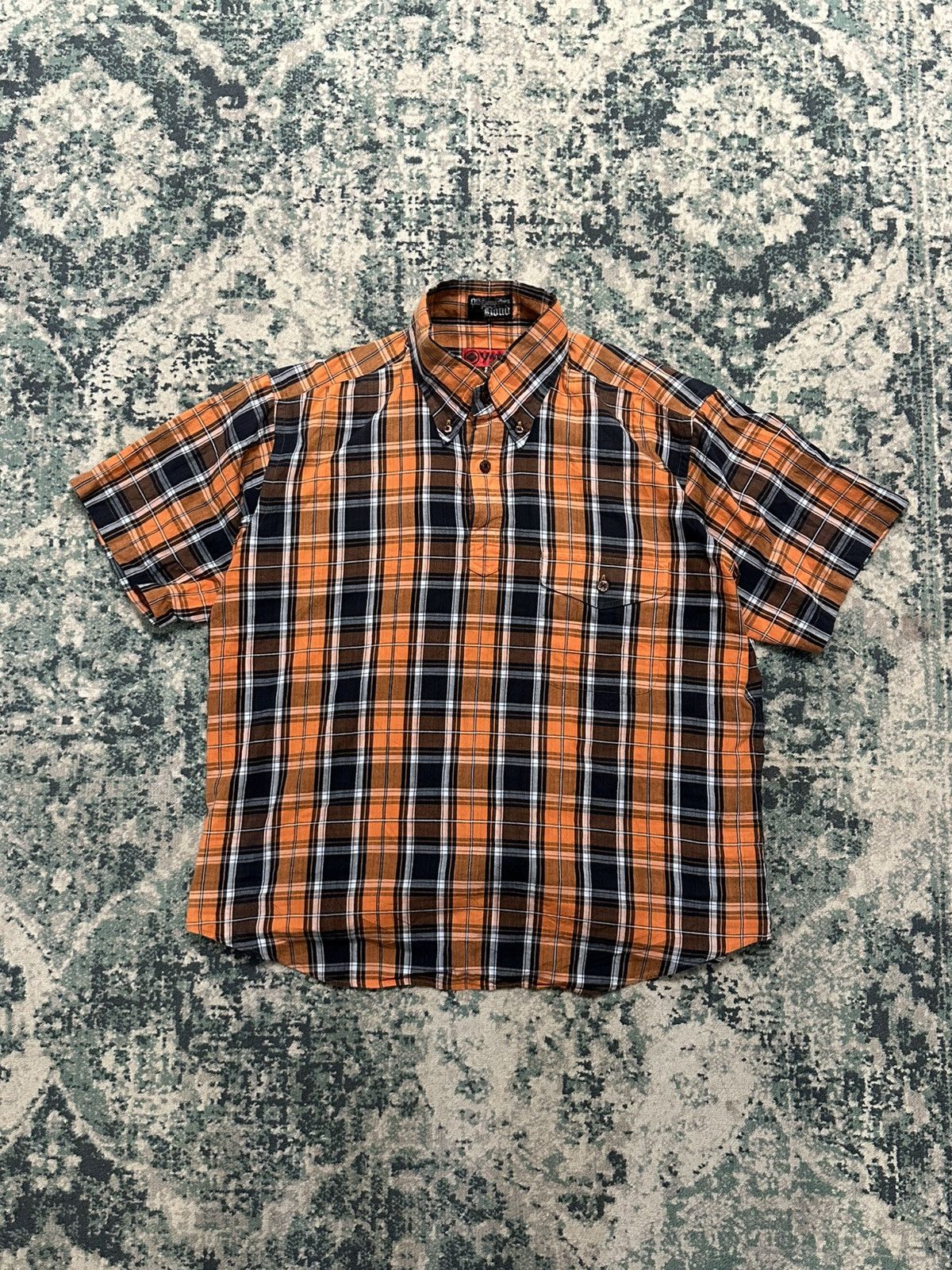 Evisu Evisu Yamane Half Button Up Shirt Made in Japan Size US M / EU 48-50 / 2 - 11 Thumbnail