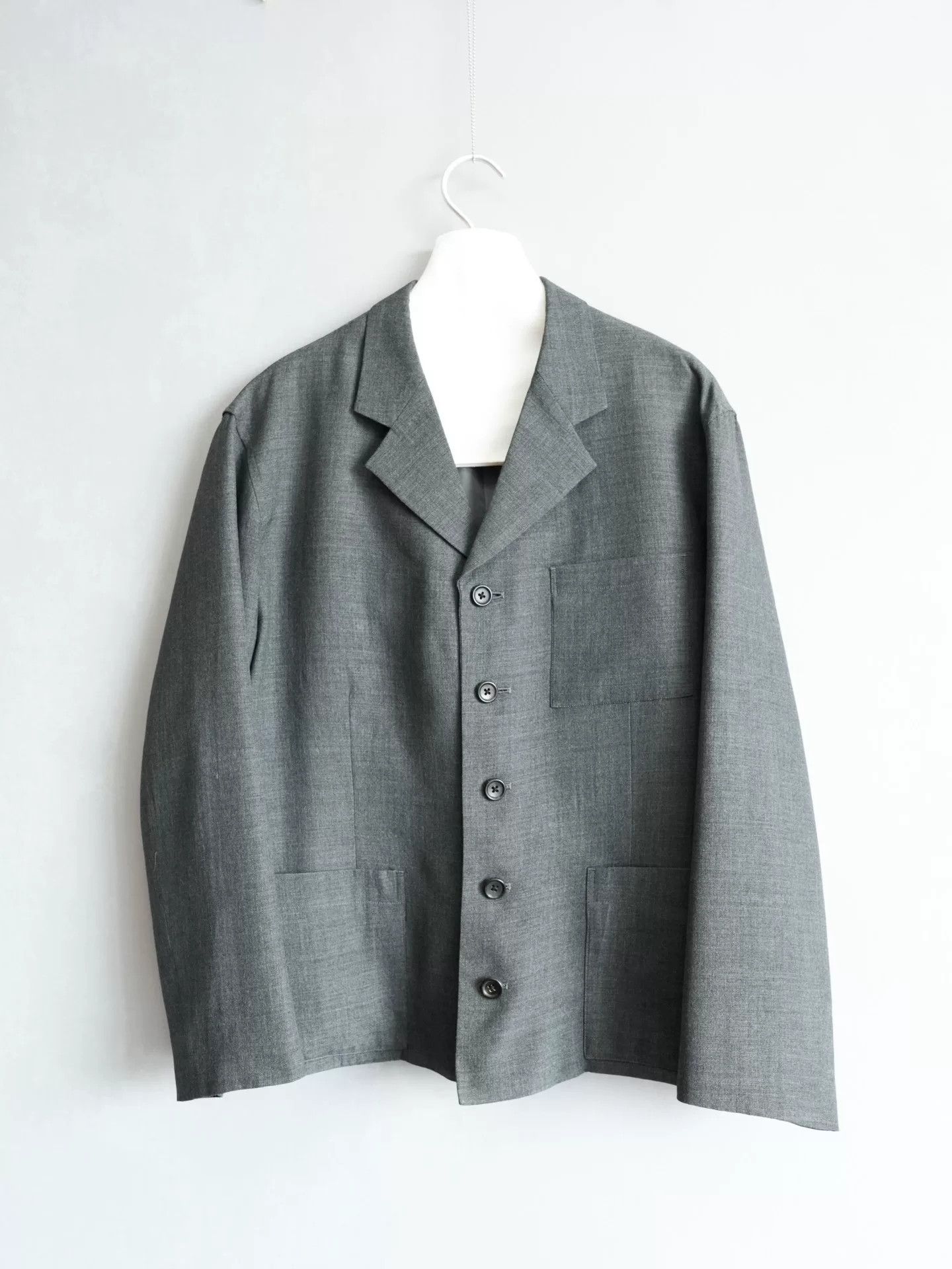 Yohji Yamamoto Yohji Yamamoto 93SS 5B Gray Jacket Size US M / EU 48-50 / 2 - 1 Thumbnail