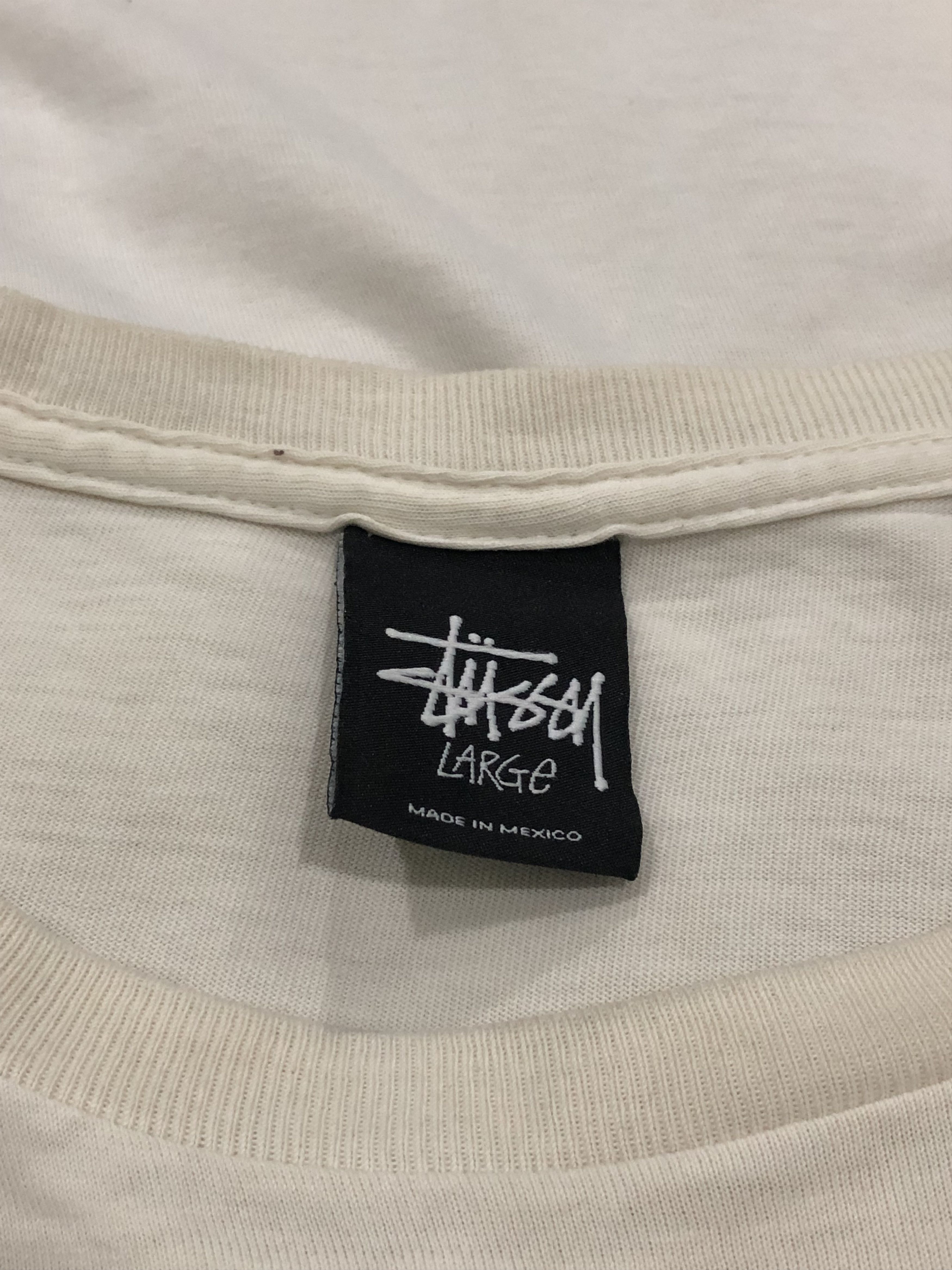 Stussy × Vintage Kombo Vintage Very Worn Stussy Large Tshirt Size US L / EU 52-54 / 3 - 9 Thumbnail