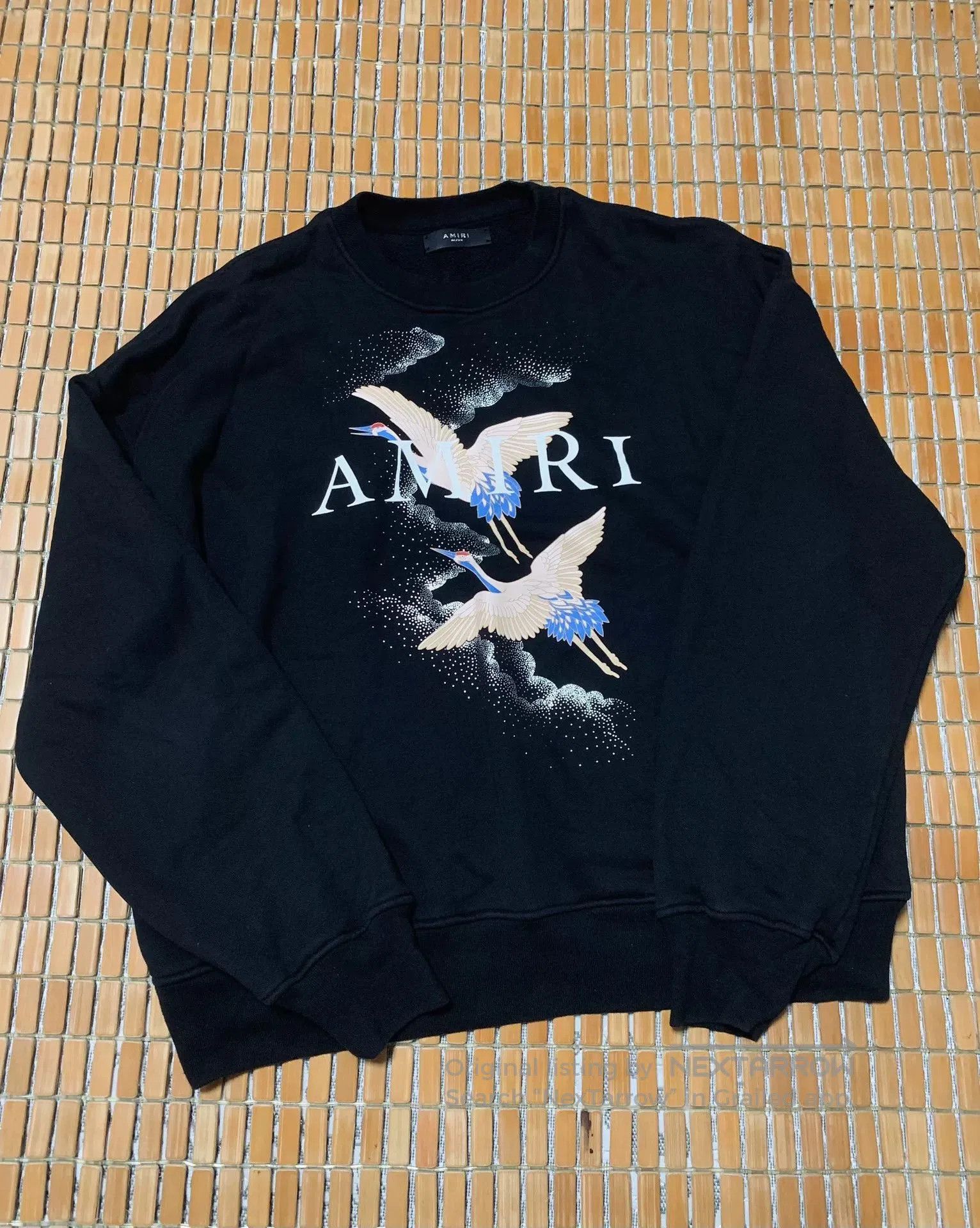 Amiri AMIRI Sequined Crane Sweatshirt. Size US M / EU 48-50 / 2 - 1 Thumbnail