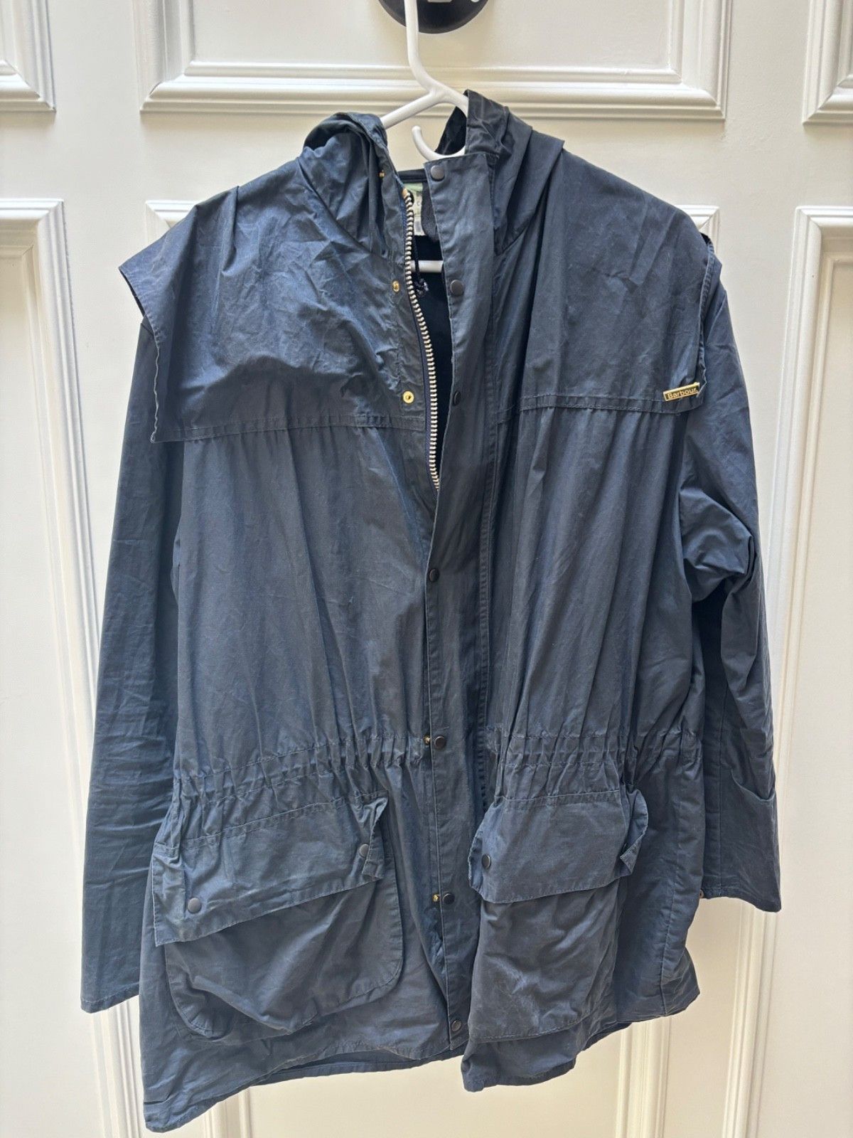 Barbour Vintage Durham Barbour Jacket A2 navy 1994 M42 Size US L / EU 52-54 / 3 - 5 Thumbnail
