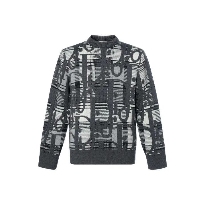 Dior Dior Men's Color Block Wool Sweater 0079 Size US S / EU 44-46 / 1 - 1 Thumbnail