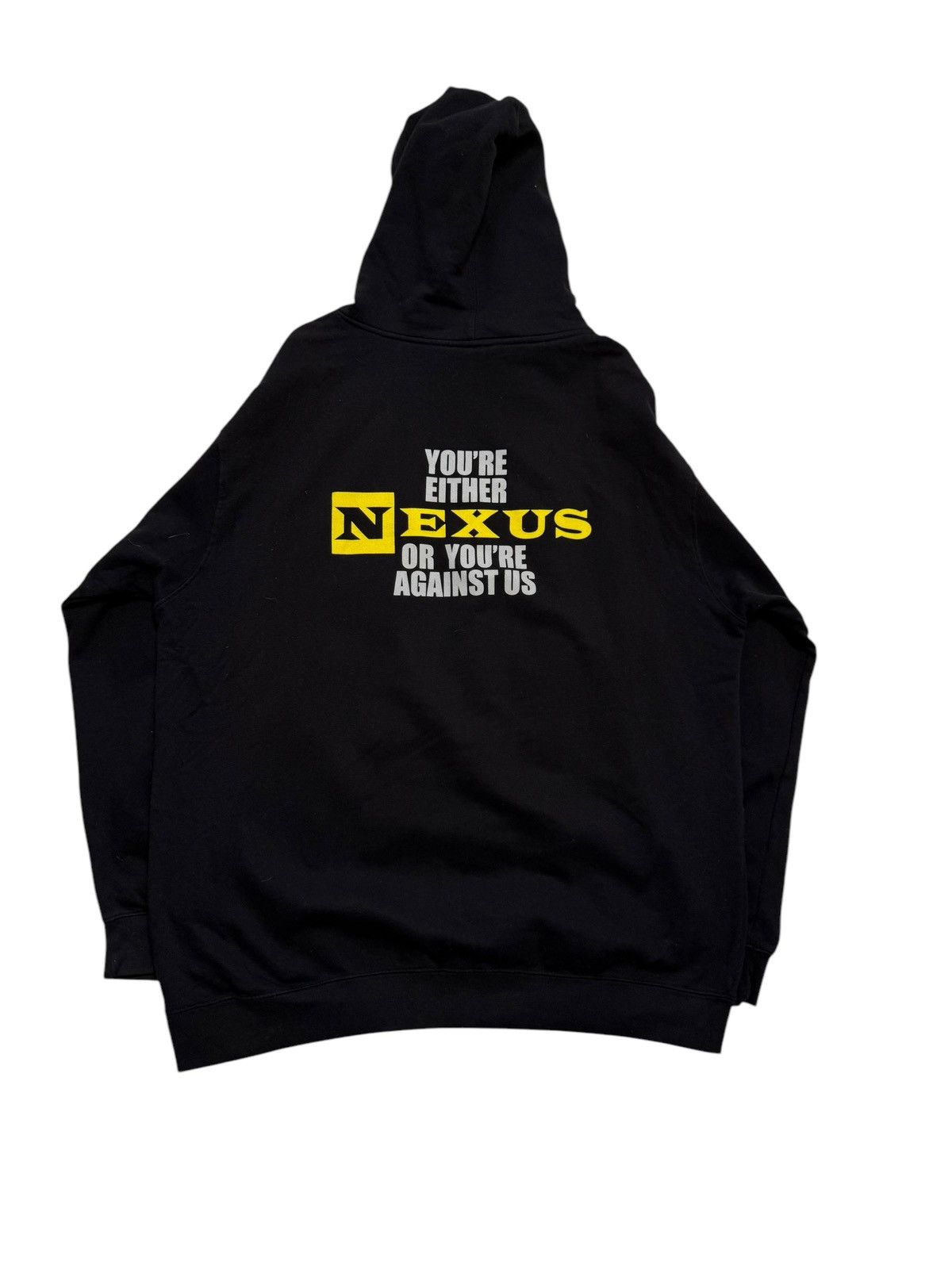 Vintage Vintage Y2K WWE Nexus big logo wrestling baggy hoodie Size US XL / EU 56 / 4 - 3 Thumbnail