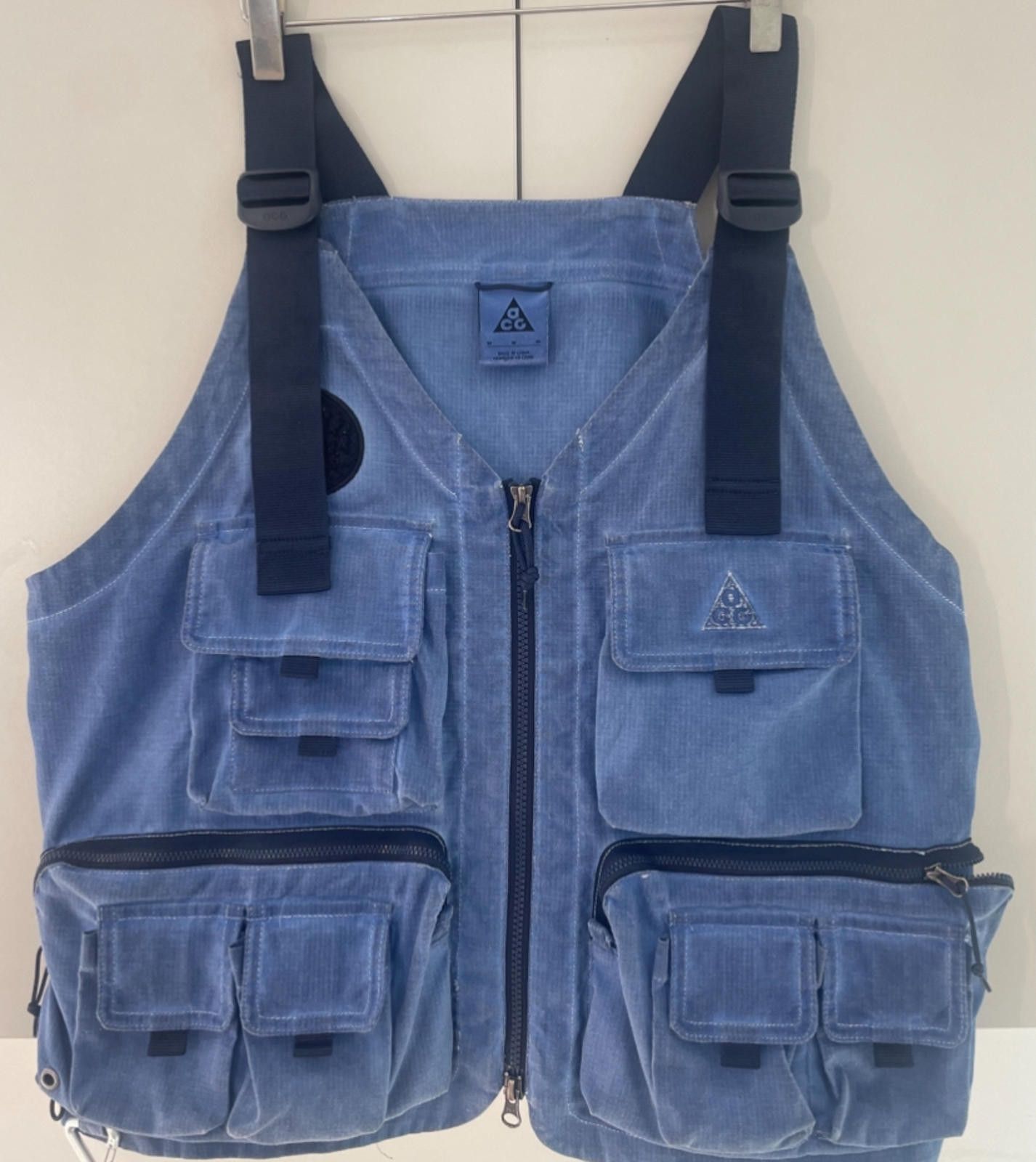 Nike Blue Nike ACG Cargo Utility Vest Gilet Style Jacket Size US M / EU 48-50 / 2 - 3 Thumbnail