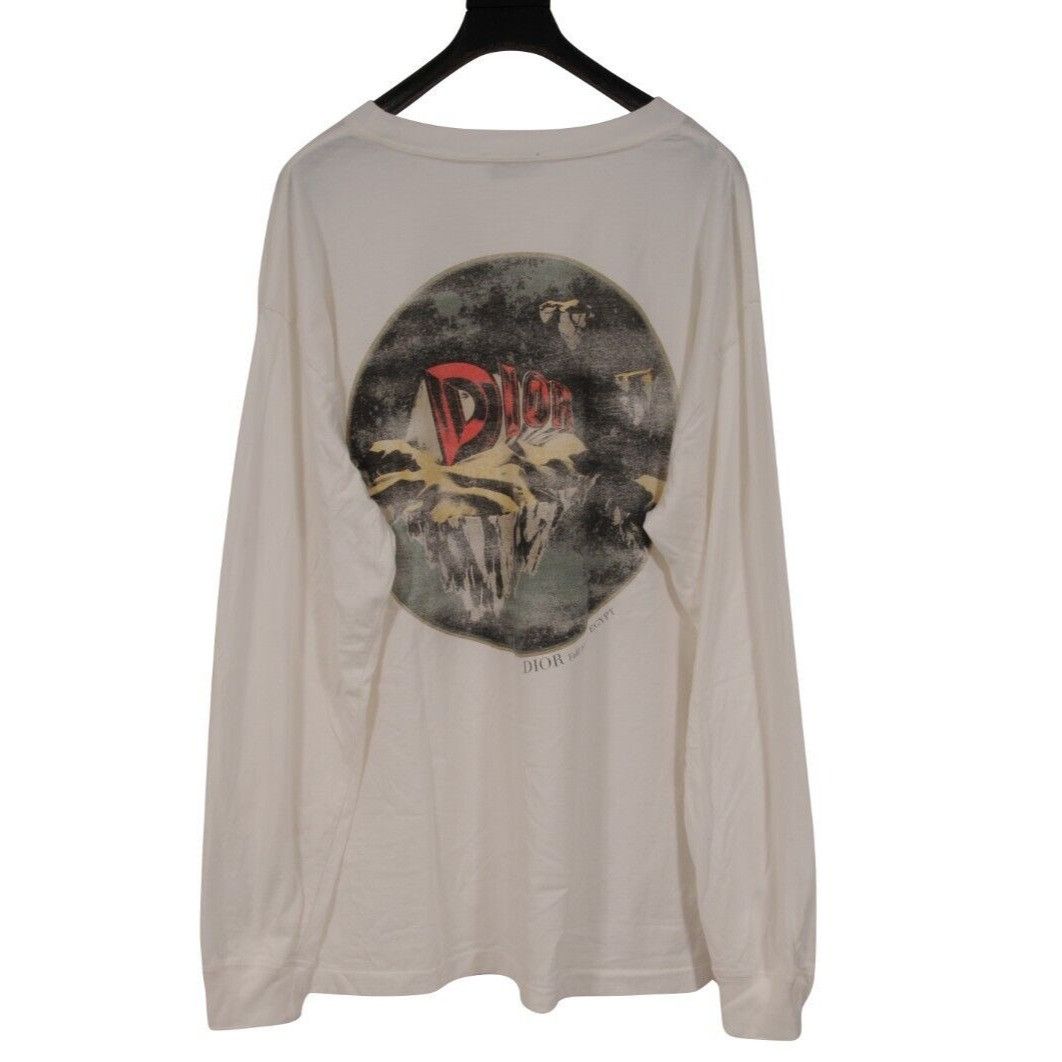 Dior Astero Long Sleeve T Shirt White Size US L / EU 52-54 / 3 - 1 Thumbnail