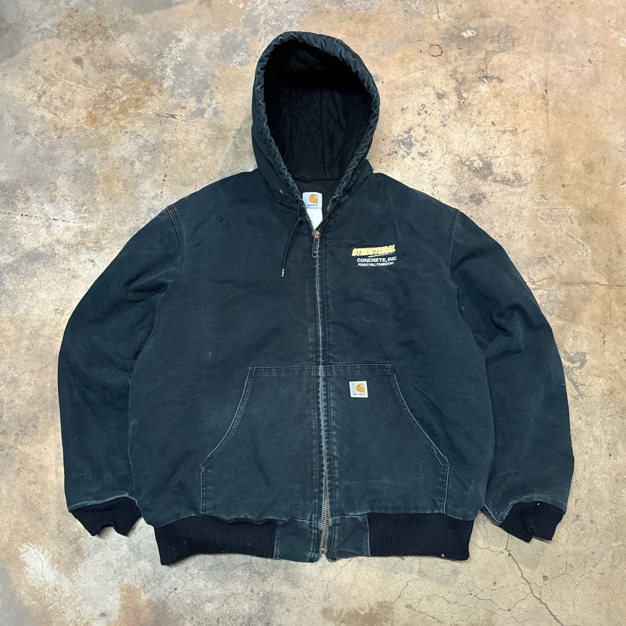 Carhartt × Vintage J140 Carhartt jacket faded black or navy