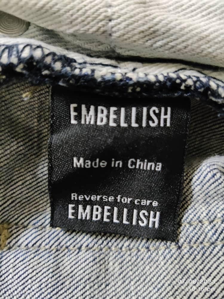Embellish EMBELLISH BIKER JEANS DISTRESSED SKINNY FIT Size US 31 - 7 Thumbnail