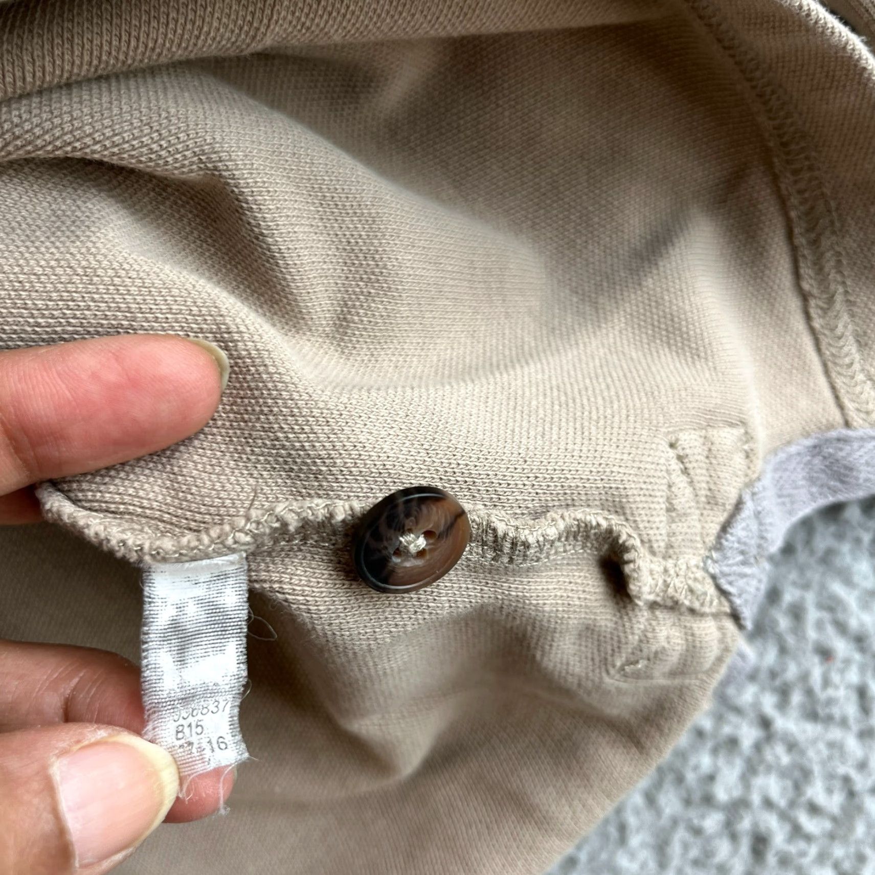Vintage Duluth Polo Shirt Mens XL Beige Long Sleeve Cotton Knit All Seasons Breathable Heavyweight Casual Outdoor Golf Travel Workwear Size US XL / EU 56 / 4 - 6 Thumbnail