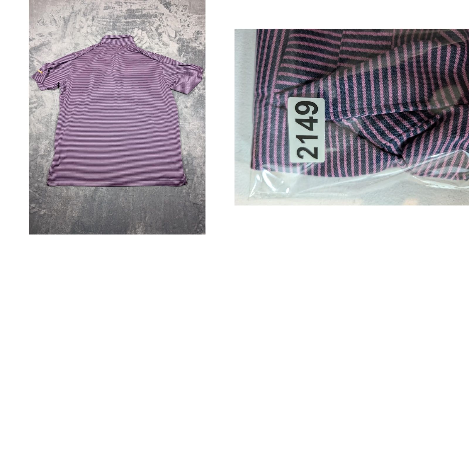 Peter Millar VINTAGE Peter Millar Polo Shirt Mens XL Purple Striped Summer Comfort Golf YPO Southern Size US XL / EU 56 / 4 - 8 Thumbnail
