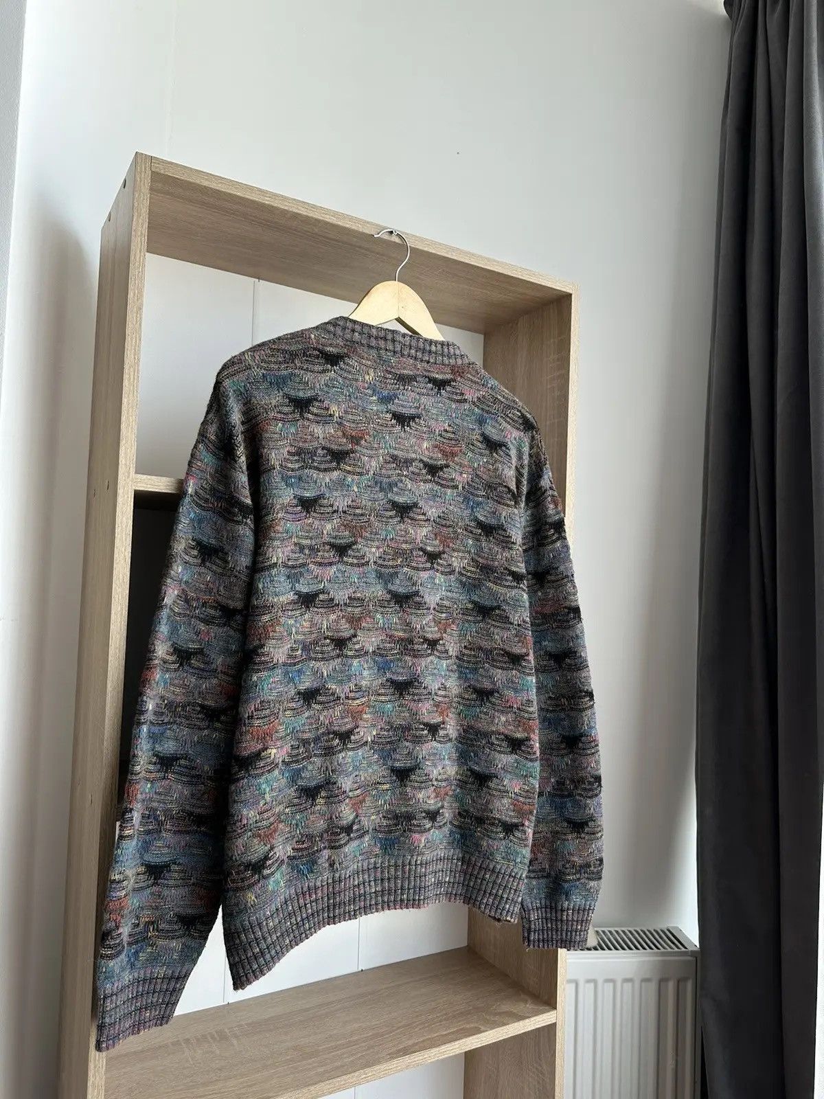 Missoni × Vintage Vintage Missoni Knit Wool Cardigan Iconic Rainbow Sweater Size US M / EU 48-50 / 2 - 19 Thumbnail