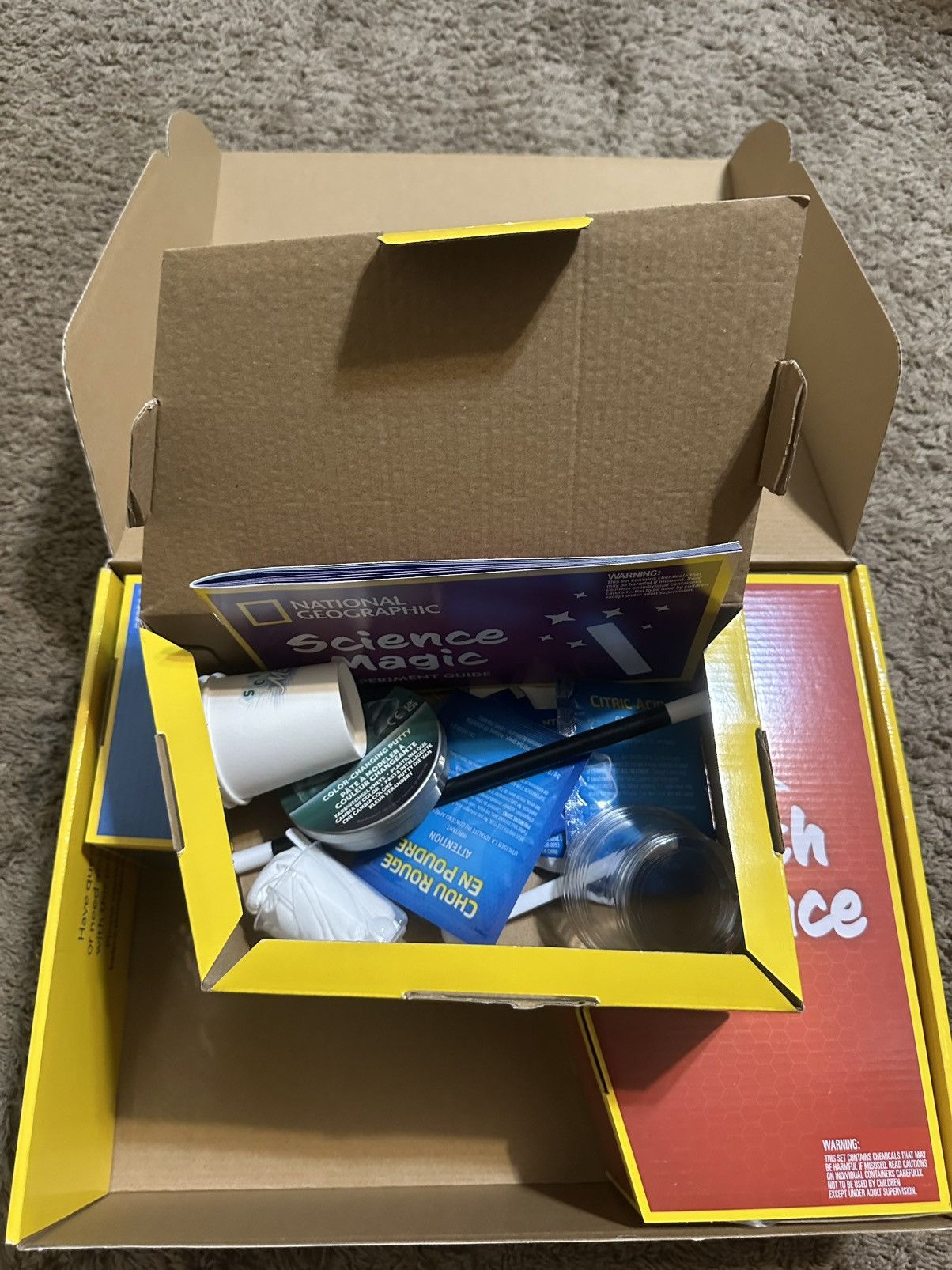 Nike 130 Experiments Science Kit Earth Chemistry Toys Magic Size US L / EU 52-54 / 3 - 5 Thumbnail