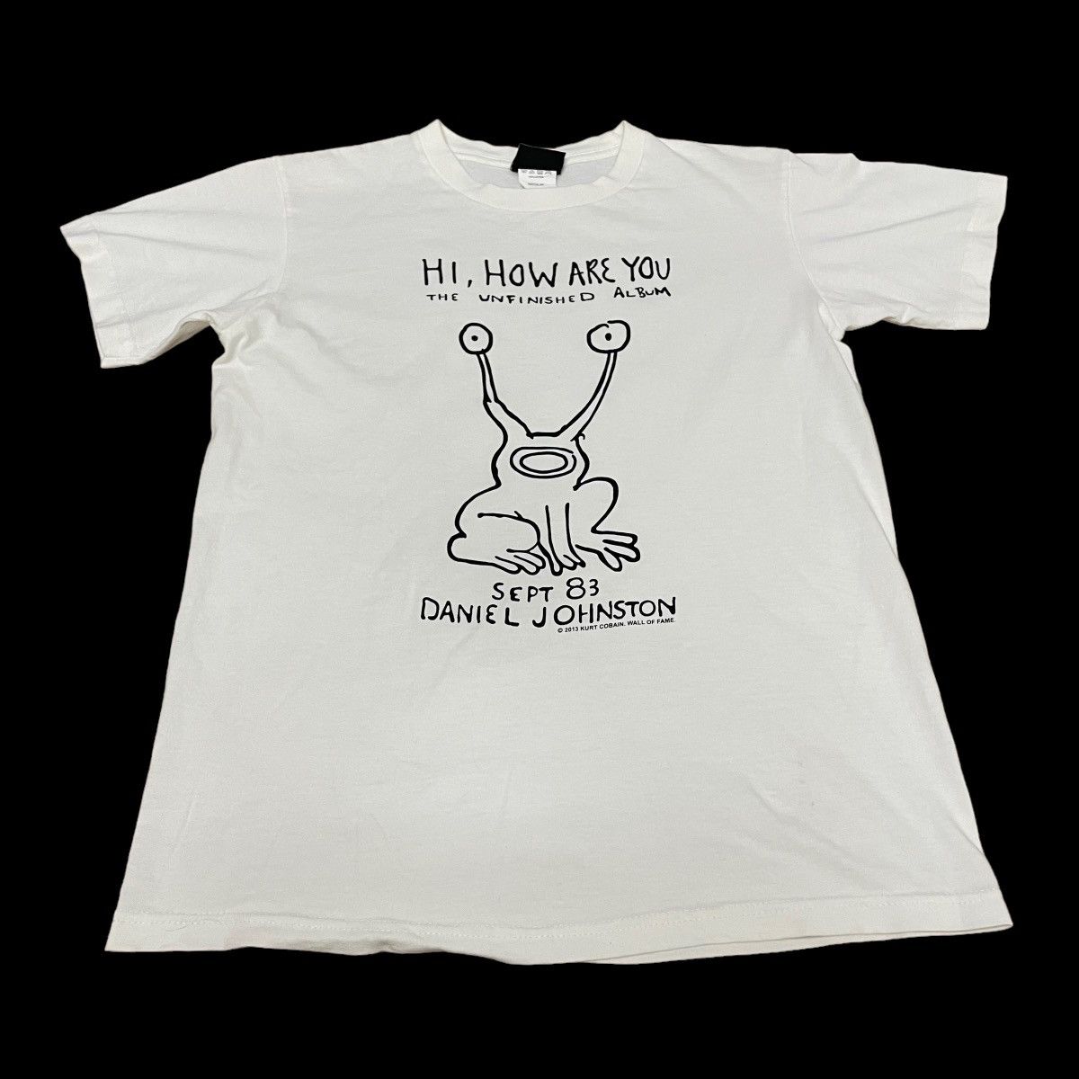 Band Tees HI HOW ARE YOU DANIEL JOHNSTON KURT COBAIN WALL OF FAME 2013 Size US S / EU 44-46 / 1 - 4 Thumbnail