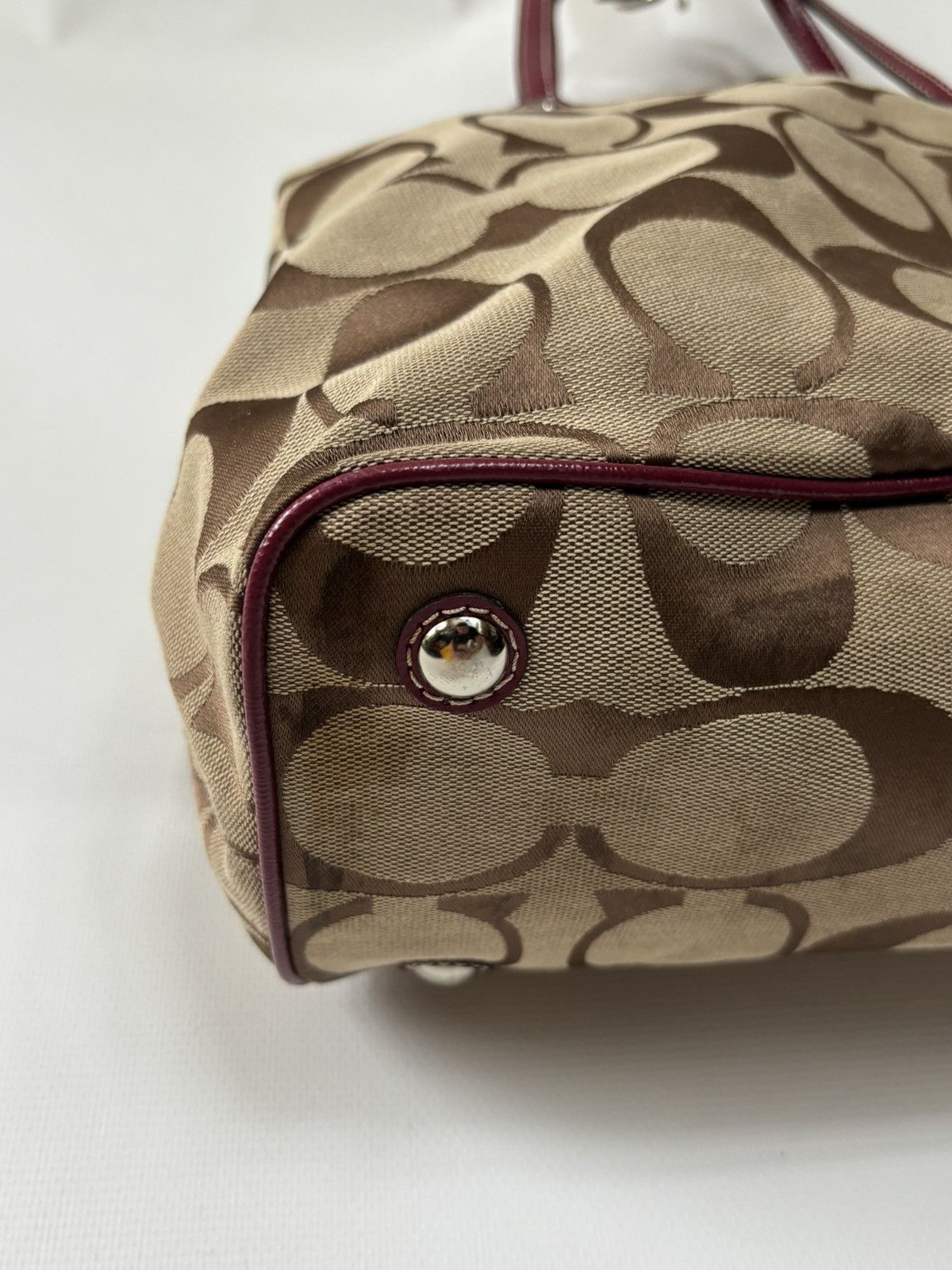 Coach × Vintage Vintage Coach Monogram Canvas bag Size ONE SIZE - 11 Thumbnail