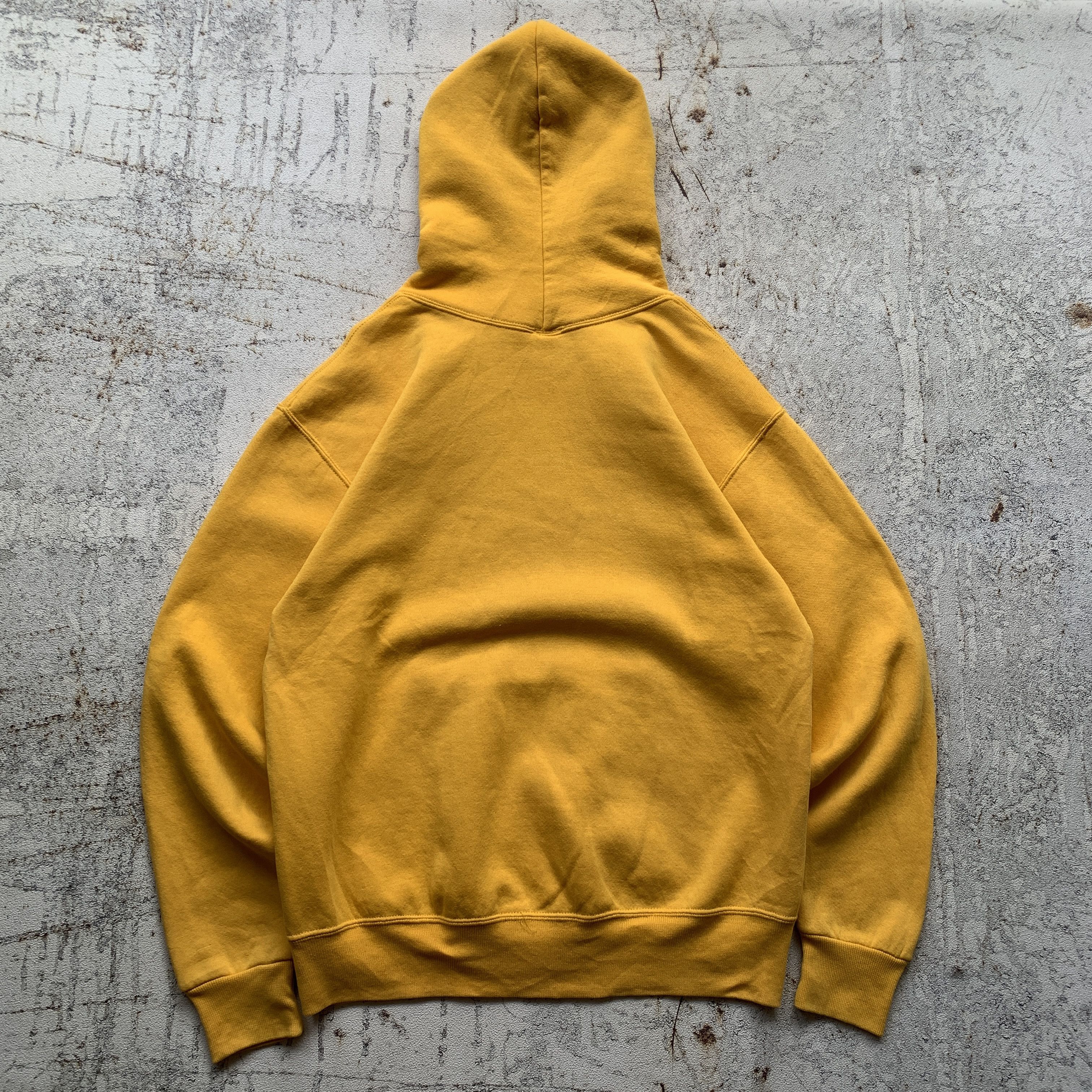 Russell Athletic Vintage Russell Athletic Blank Yellow Hoodie Size US L / EU 52-54 / 3 - 9 Thumbnail