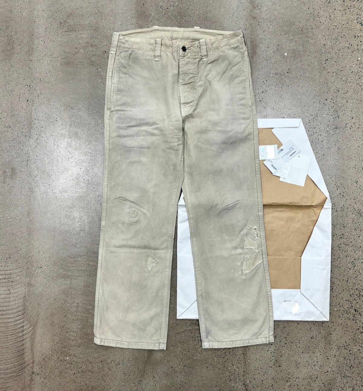パンツ VISVIM GIFFORD PANTS visvim 】 GIFFORD PANTS DMGD OLIVE / Size:2 ¥85,800 - #visvim