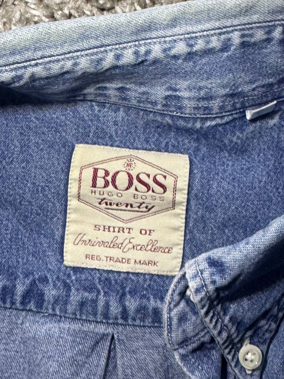 Hugo Boss Hugo Boss vintage denim shirt Size US L / EU 52-54 / 3 - 3 Thumbnail