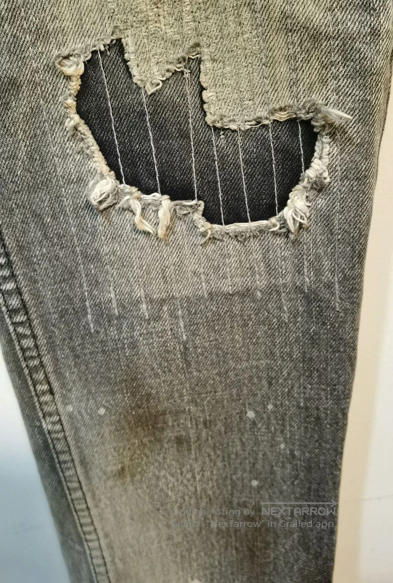 Number (N)ine stylish distressed denim pants from number nine. Size US 40 / EU 56 - 4 Thumbnail