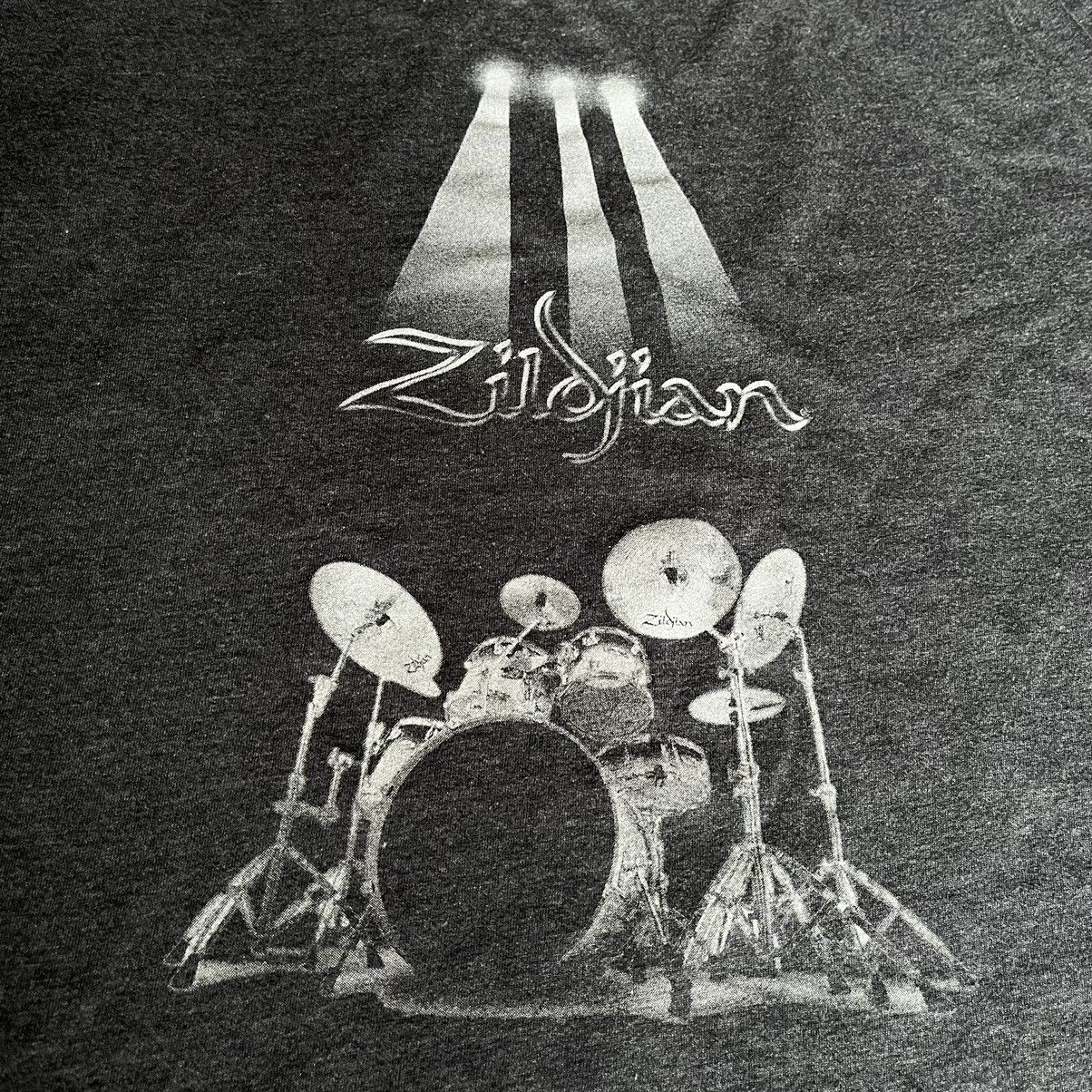Band Tees × Vintage Vintage 2000s Zildjian Drums Ringer Graphic Metal Logo Tee Size US L / EU 52-54 / 3 - 3 Thumbnail