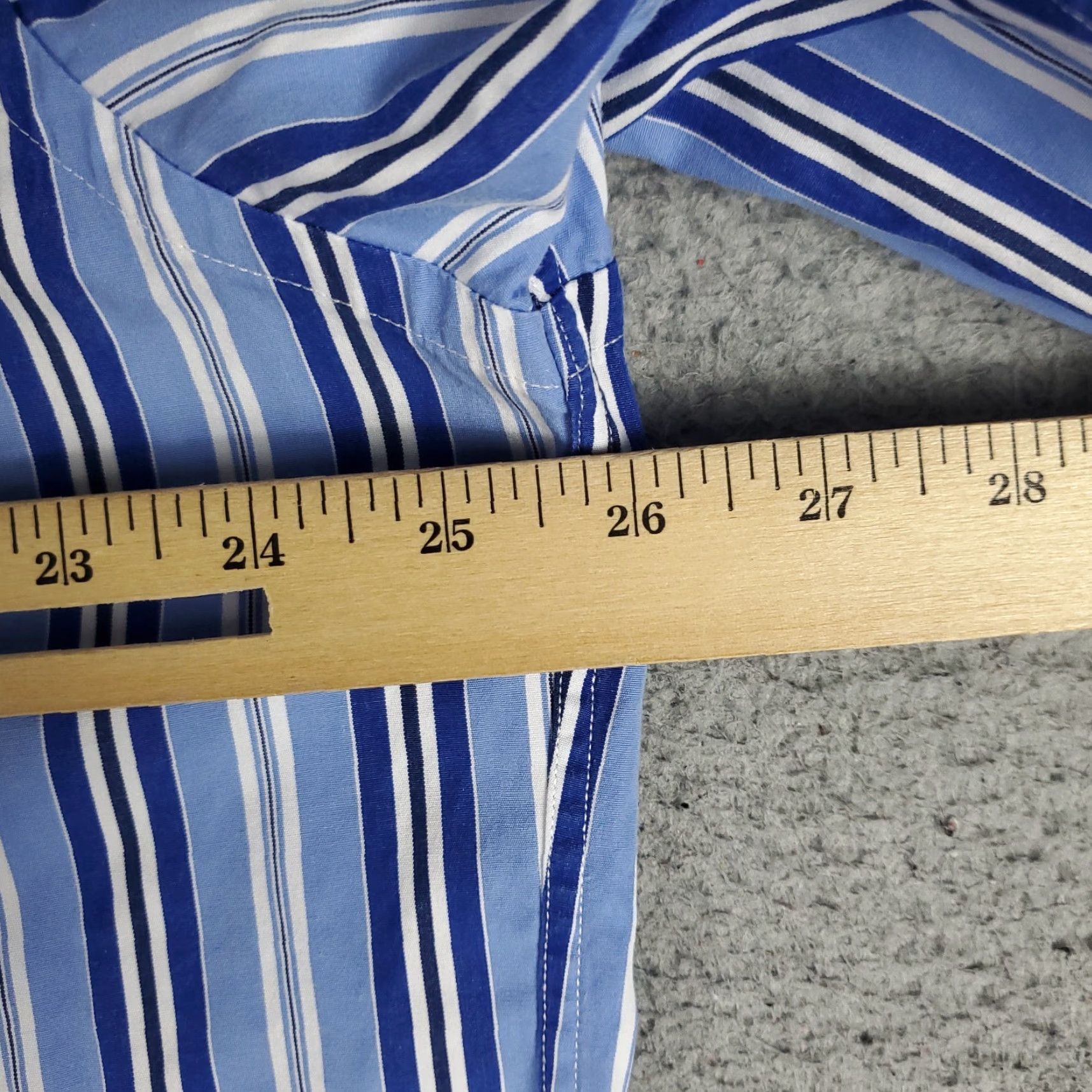 Ralph Lauren Ralph Lauren Shirt Mens XL Blue Striped Pony Button-Up Long Sleeve Casual Collection Size US XL / EU 56 / 4 - 5 Thumbnail