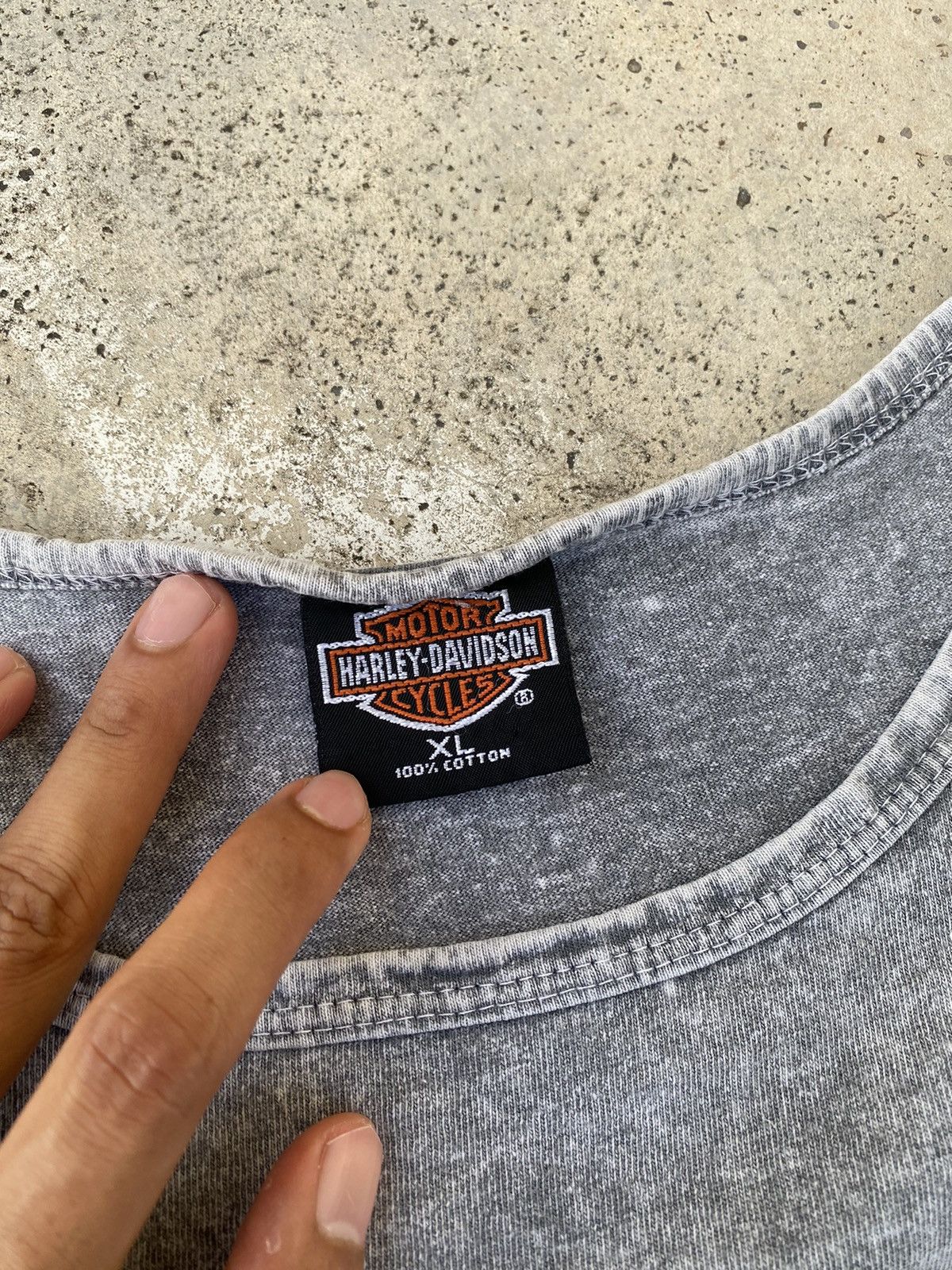 Harley Davidson Vintage 90s Harley Davidson Acid Wash Sleeveless Tees Size US XL / EU 56 / 4 - 6 Thumbnail