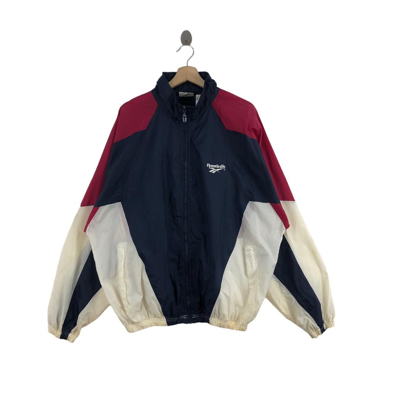 Reebok Vintage 90’ REEBOK SPORTSWEAR Coach Jacket Windbreaker Size US L / EU 52-54 / 3 - 2 Thumbnail