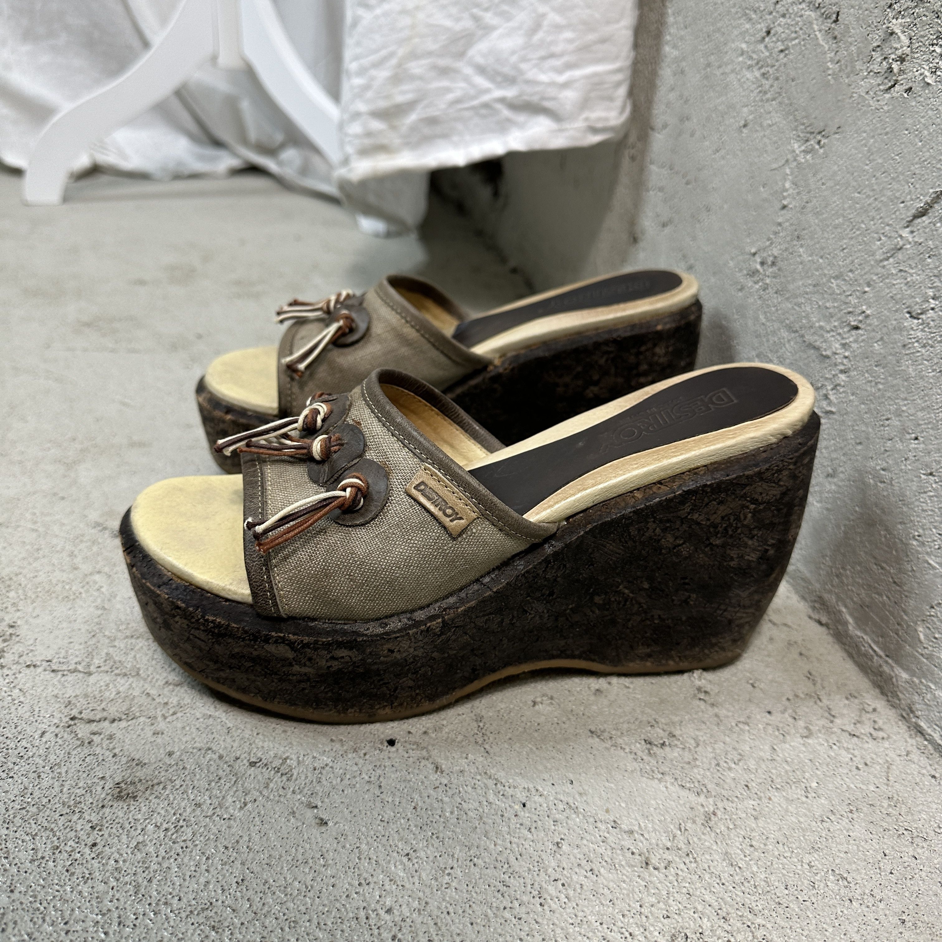 Vintage Vintage 90s El Dantes Platform Size US 7 / IT 37 - 3 Thumbnail