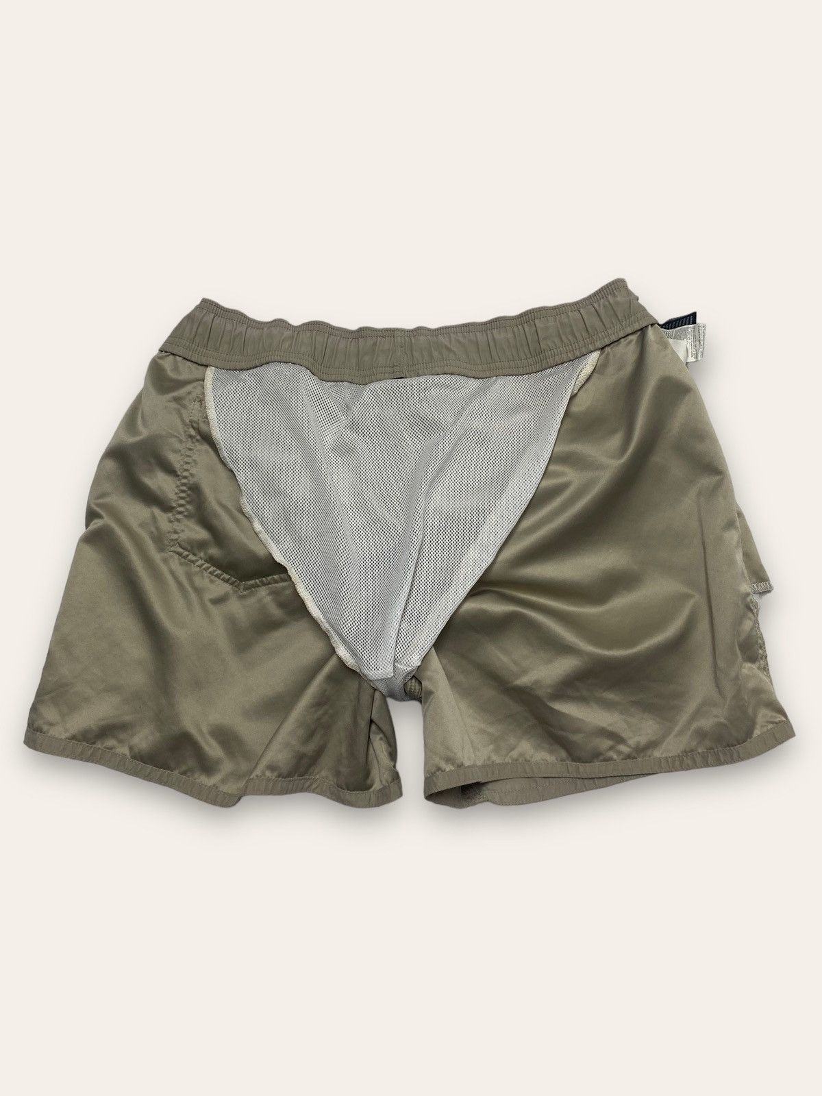 Quiksilver Vintage QUIKSILVER Big Logo Beige Shorts Y2K Size US 33 - 5 Thumbnail