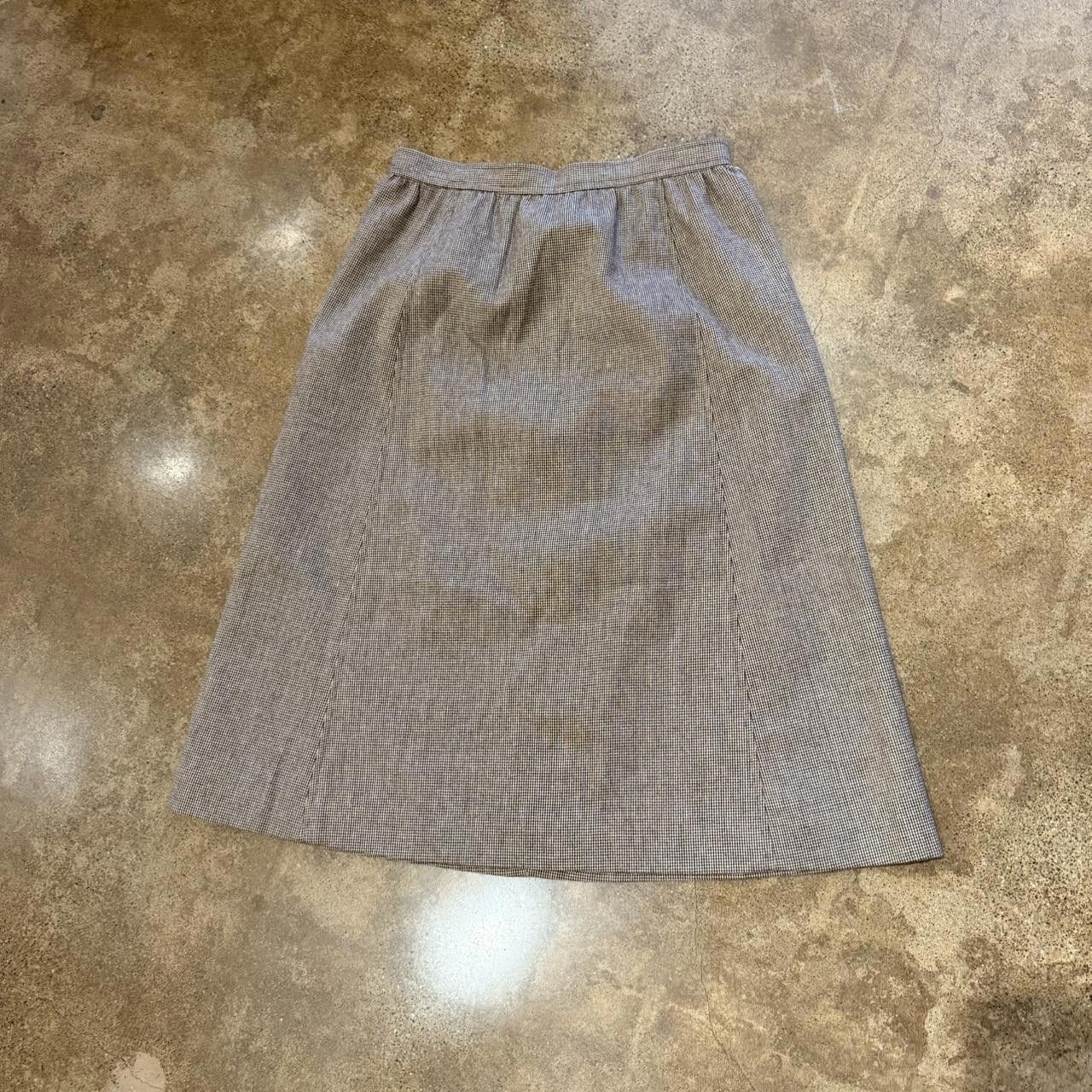 Evan Picone Evan Picone Women's Tan and Brown Skirt Size 34" / US 12 / IT 48 - 2 Thumbnail