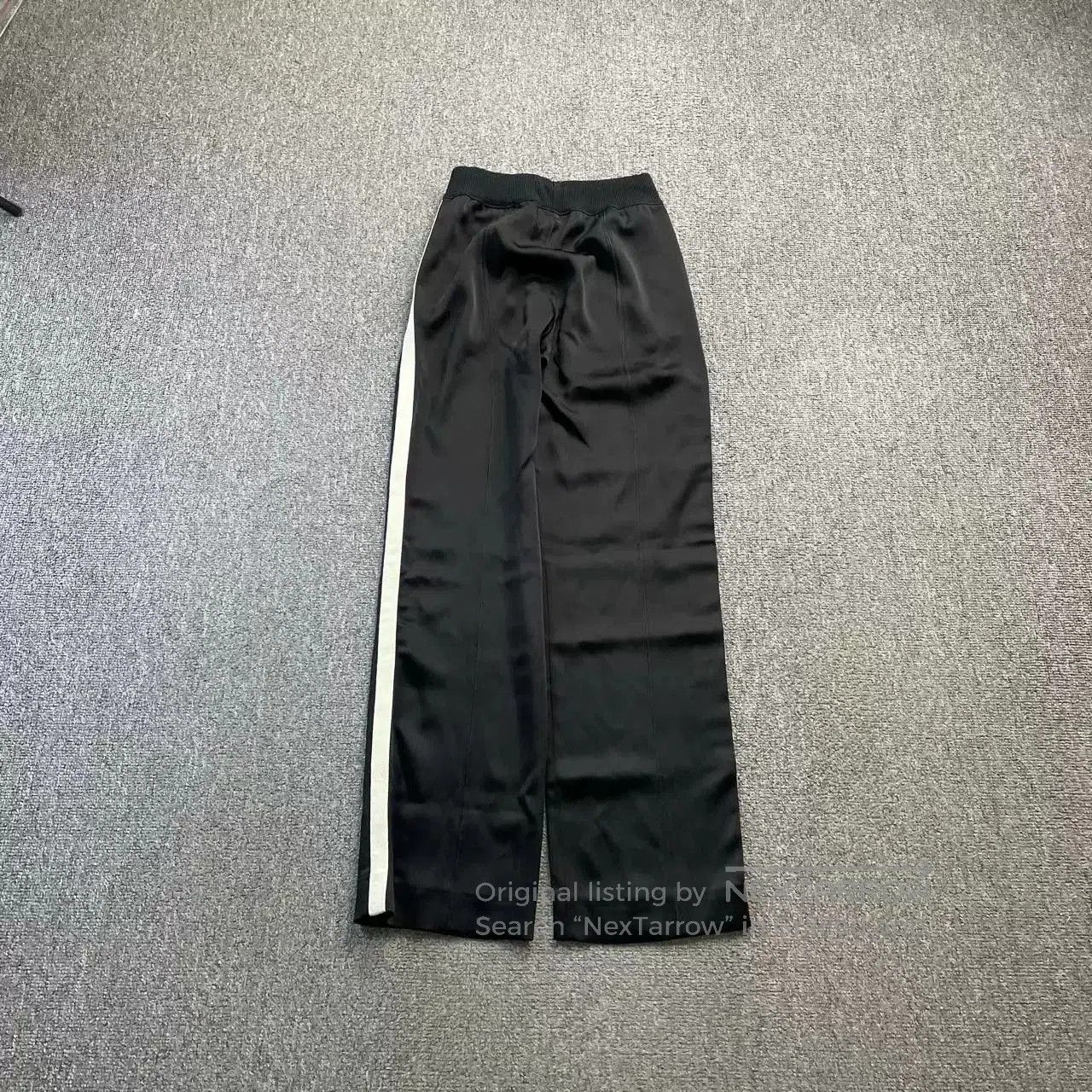 Moncler Moncler Black White Striped Pants. Size 39" - 2 Thumbnail