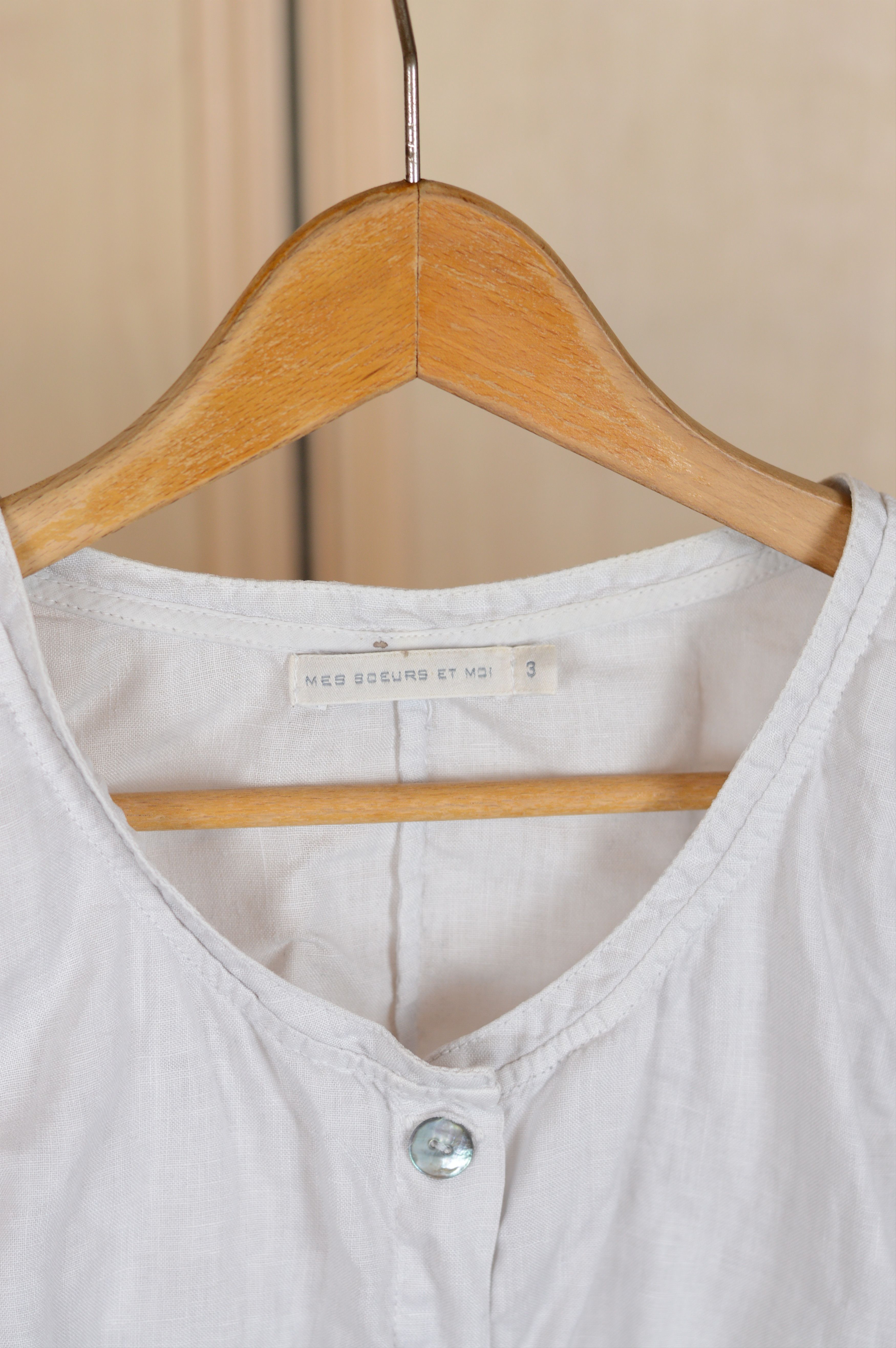 Designer mes soeurs et moi linen top shirt Size M / US 6-8 / IT 42-44 - 3 Thumbnail
