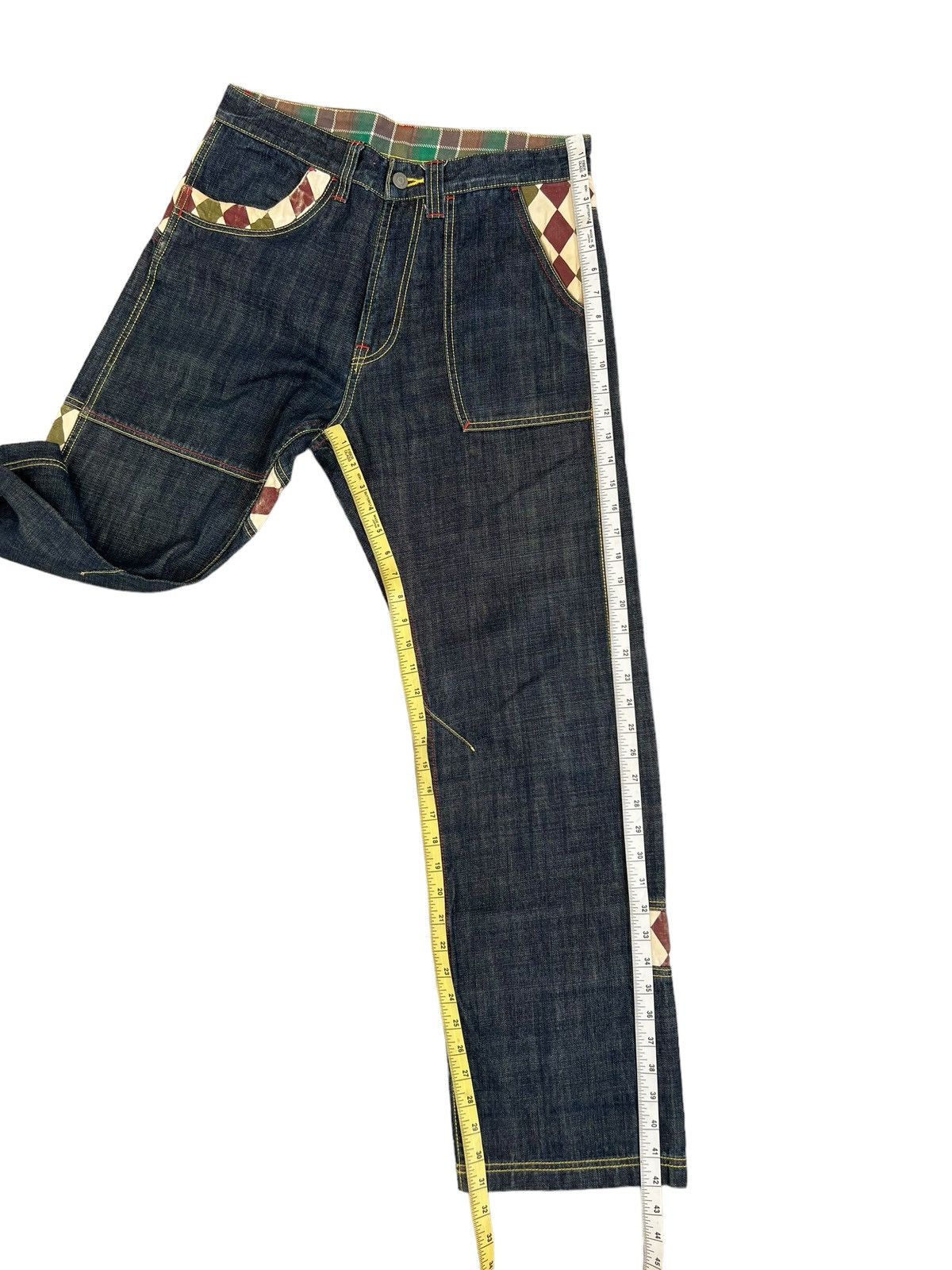 Vintage Vintage SACRIFICE Japan Union Made Hybrid Denim Jeans Size US 34 / EU 50 - 5 Thumbnail