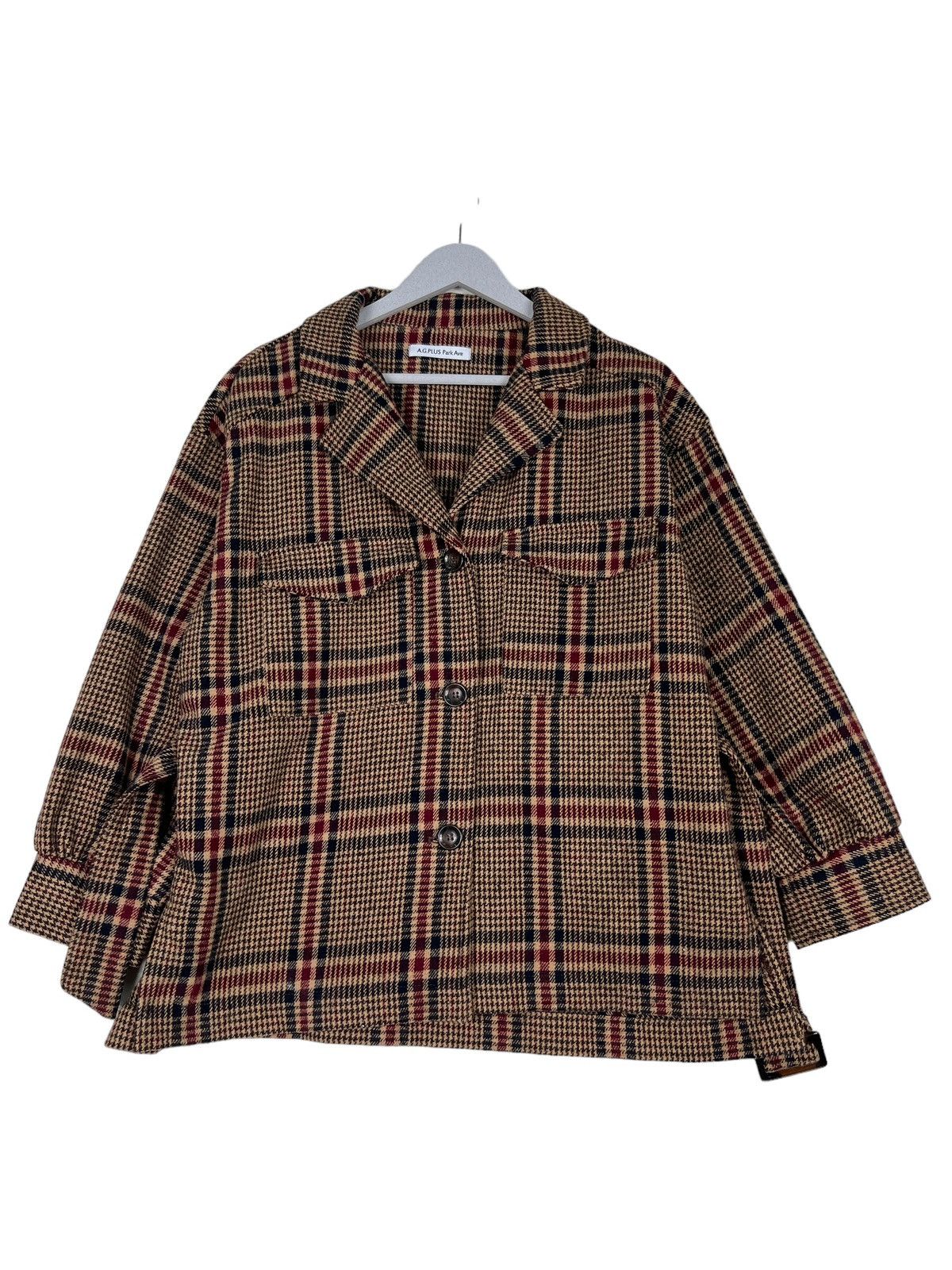 AG Adriano Goldschmied 🔥 AG PLUS PARK AVE CHECK JACKET Size US M / EU 48-50 / 2 - 2 Thumbnail