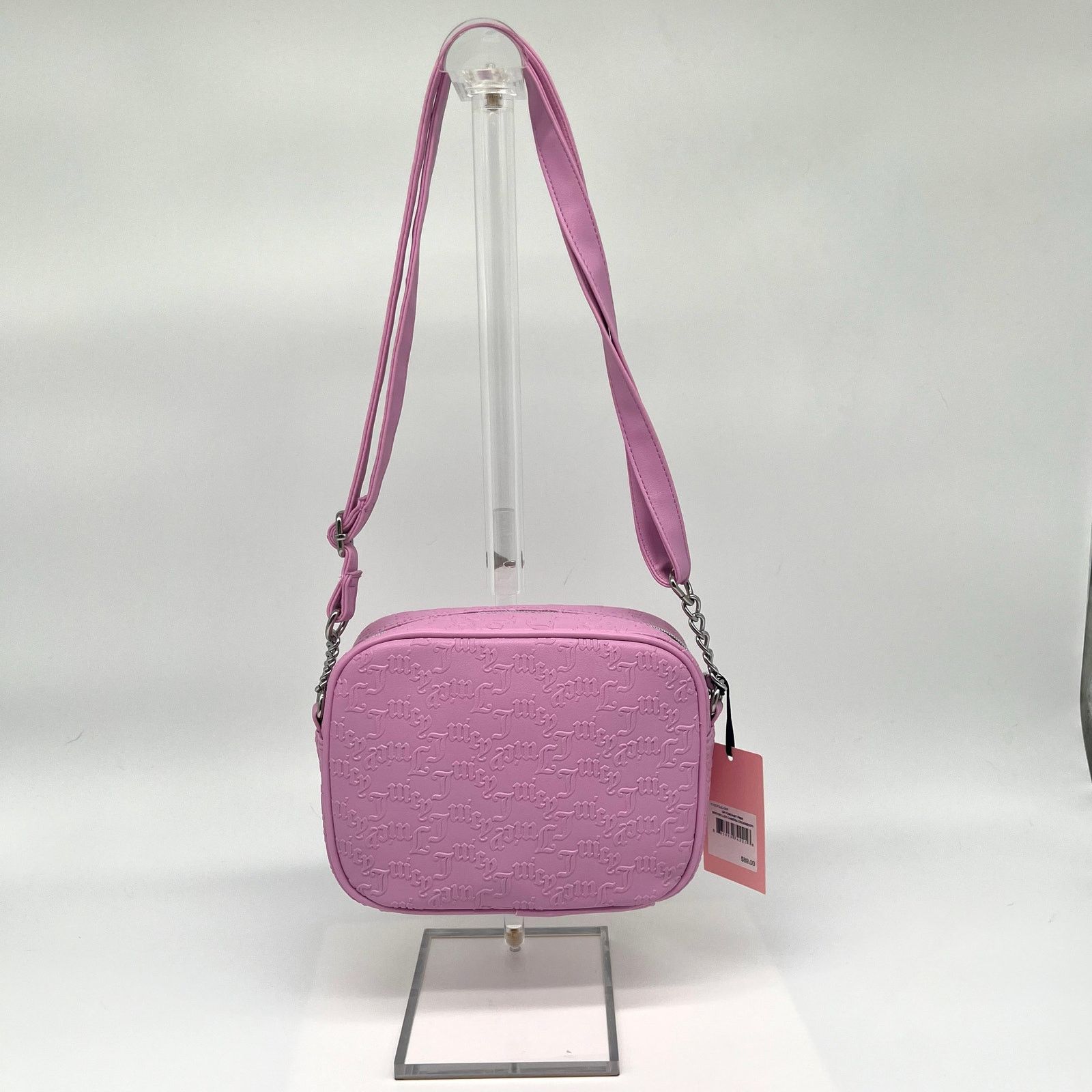 Juicy Couture JUICY COUTURE NWT Pink Embossed Crossbody Bag Size ONE SIZE - 9 Thumbnail