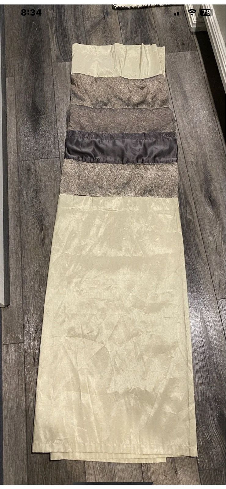 Other Super Trendy Brown & Tan Fabric Shower Curtain Size ONE SIZE - 1 Thumbnail