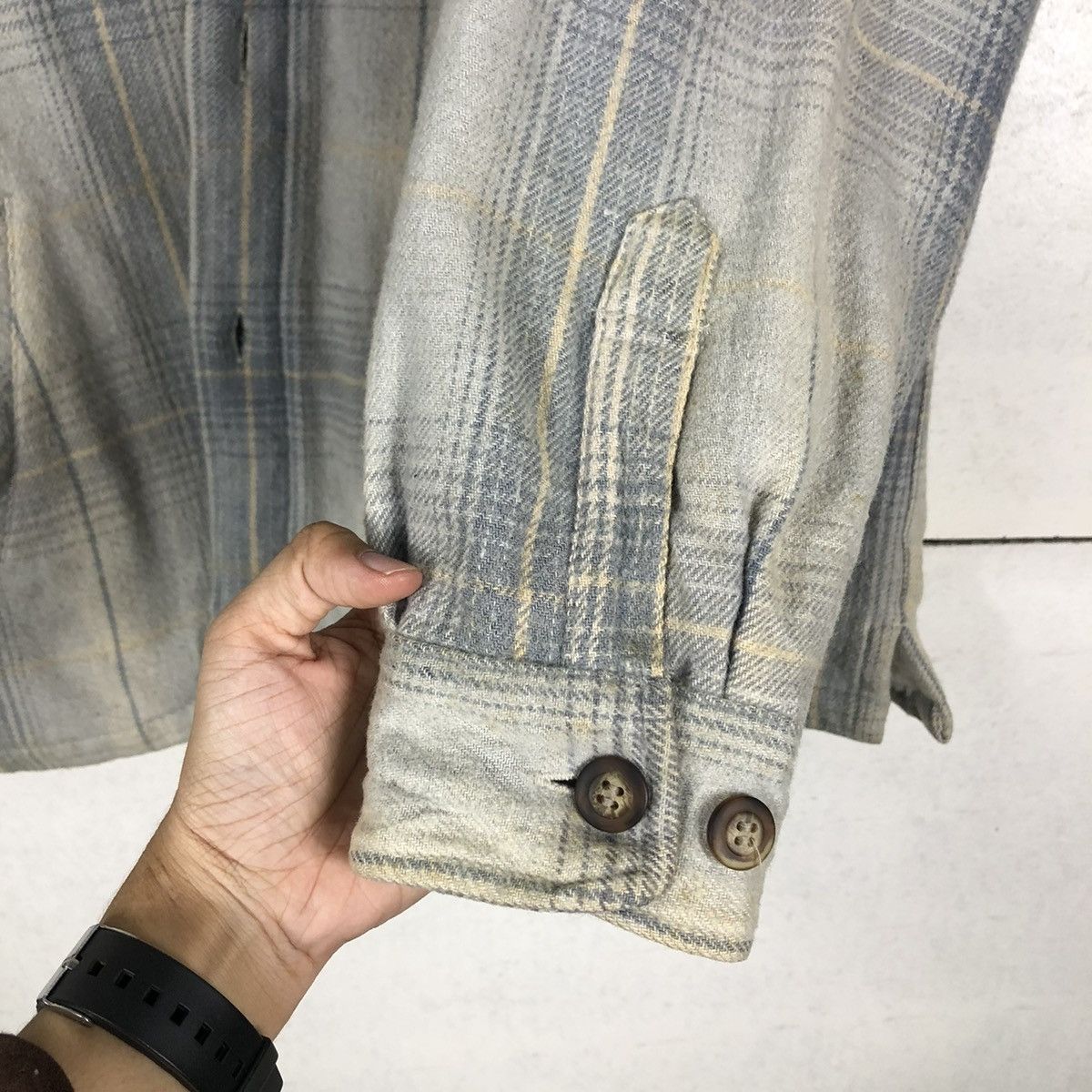 Flannel 📌VINTAGE FLANNEL SHIRT JACKET WORKER SEA HOP ISSEY MIYAKE Size US L / EU 52-54 / 3 - 16 Thumbnail