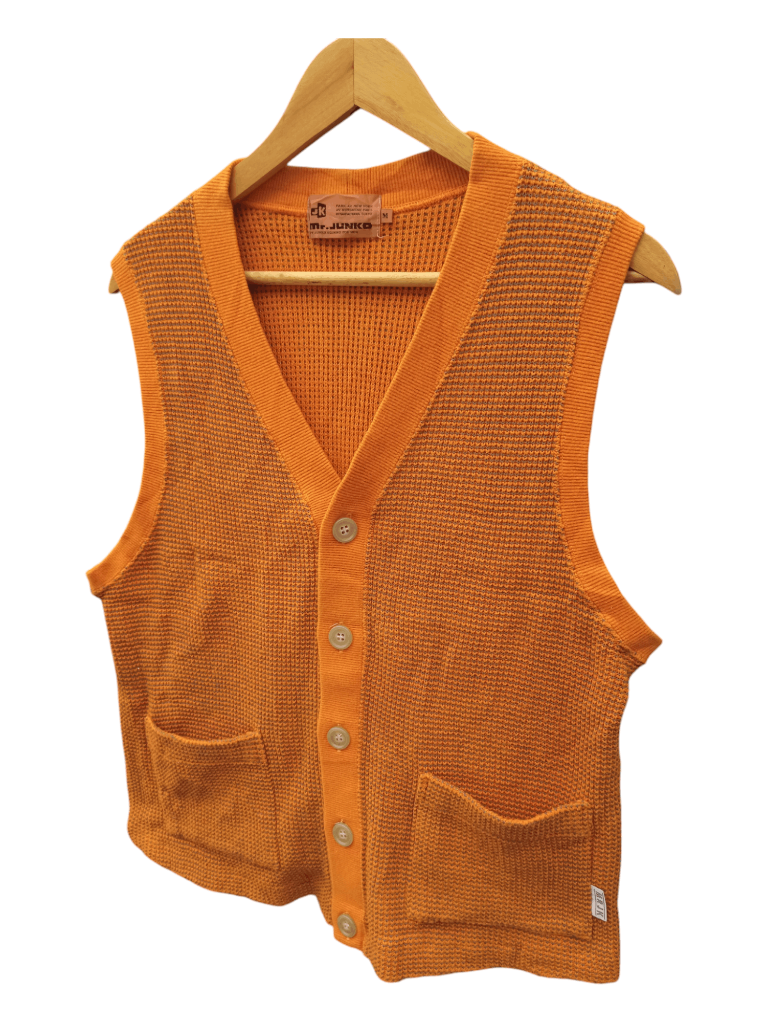 Mr. Junko Nice 💥 Mr. Junko Orange Koshino Vest Size US M / EU 48-50 / 2 - 12 Thumbnail