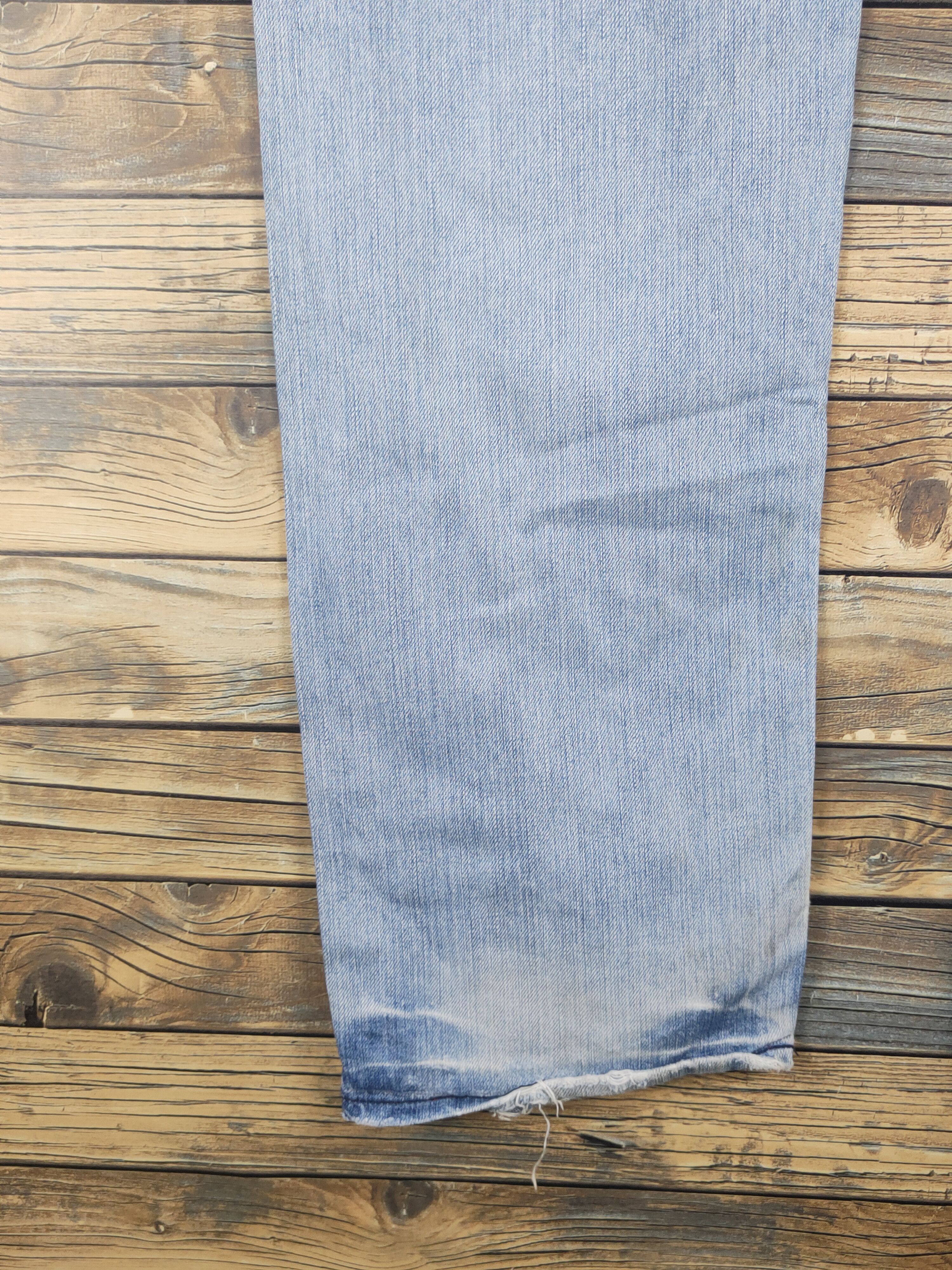 Global Work Global Work Light Blue Distressed Ripped denim Jeans #W1604 Size US 32 / EU 48 - 9 Thumbnail