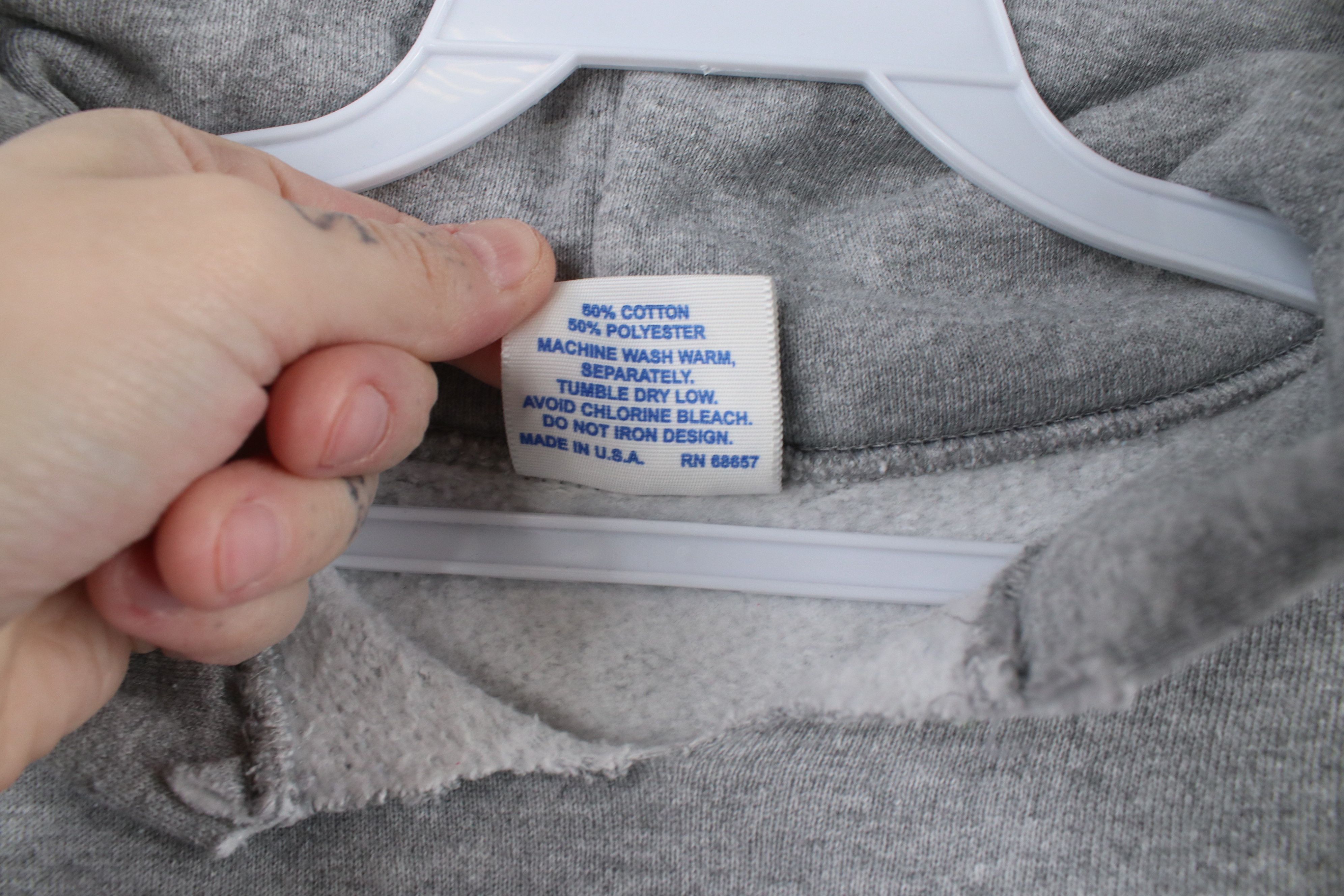 Vintage Vintage 90s General Motors UAW Hoodie Sweatshirt Gray USA Size US S / EU 44-46 / 1 - 5 Thumbnail
