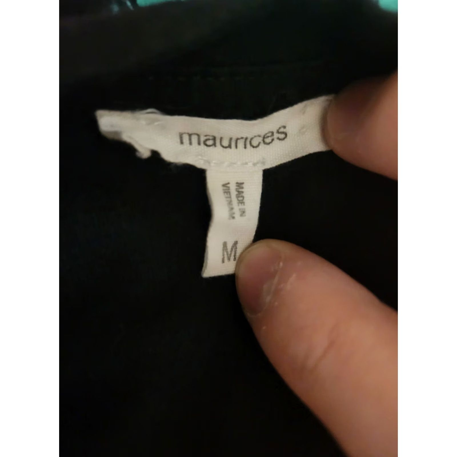 Vintage Maurices Women T-Shirt AC/DC For Those About To Rock Black Christmas Rock Music Casual Short Sleeve Round Neck Pullover Size M / US 6-8 / IT 42-44 - 2 Thumbnail