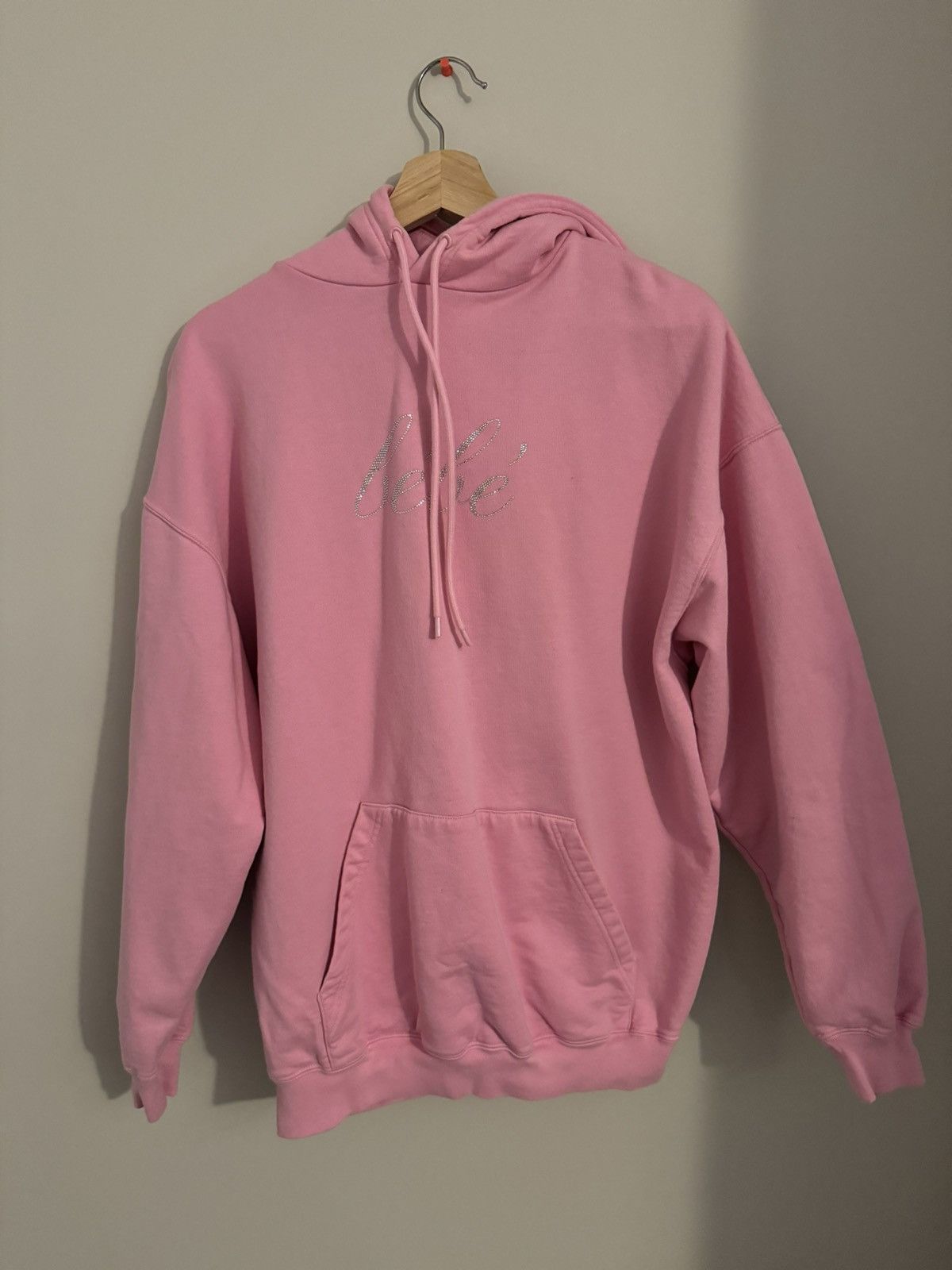 Image of Balenciaga Pink Bebe Hoodie, Women's (Size Small)