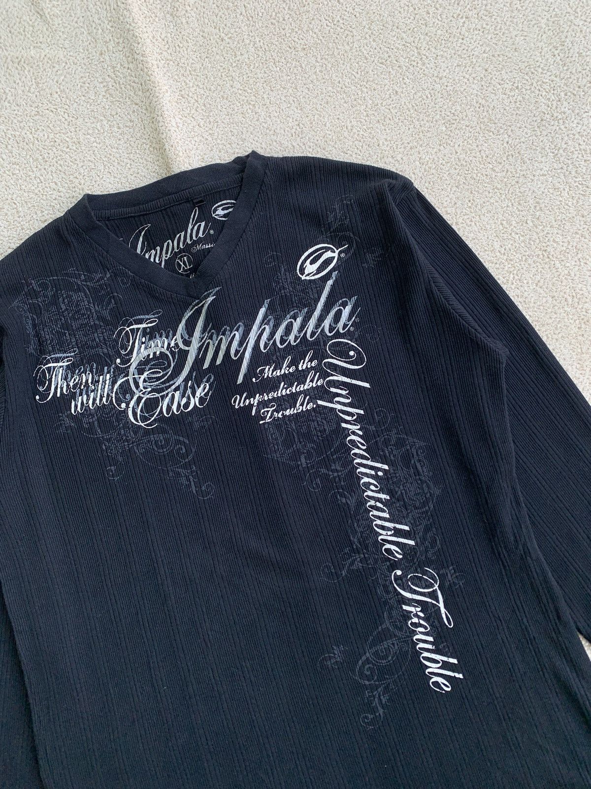 Beauty Beast × If Six Was Nine × Japanese Brand Impala Poem Longsleeve Y2k style Size US XL / EU 56 / 4 - 5 Thumbnail