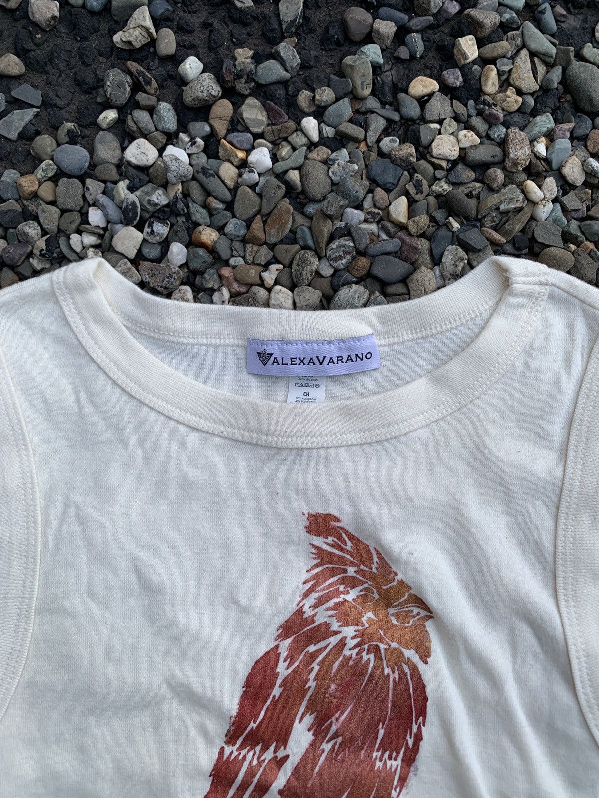 Other Alexa Varano Third Wolf Hand Painted Cardinal Yoga Tanktop Size S / US 4 / IT 40 - 5 Thumbnail