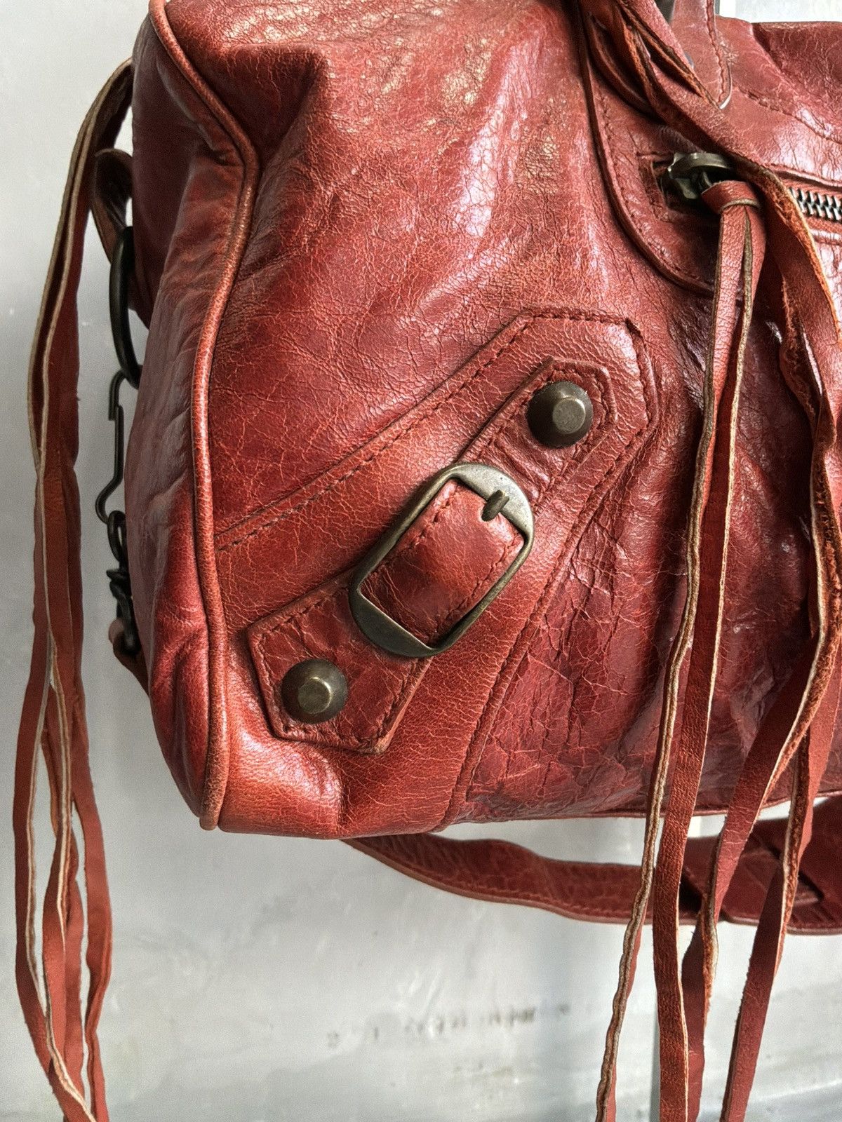 Balenciaga 2000s Balenciaga - City Twiggy - Lambskin Leather Bag Size ONE SIZE - 4 Thumbnail