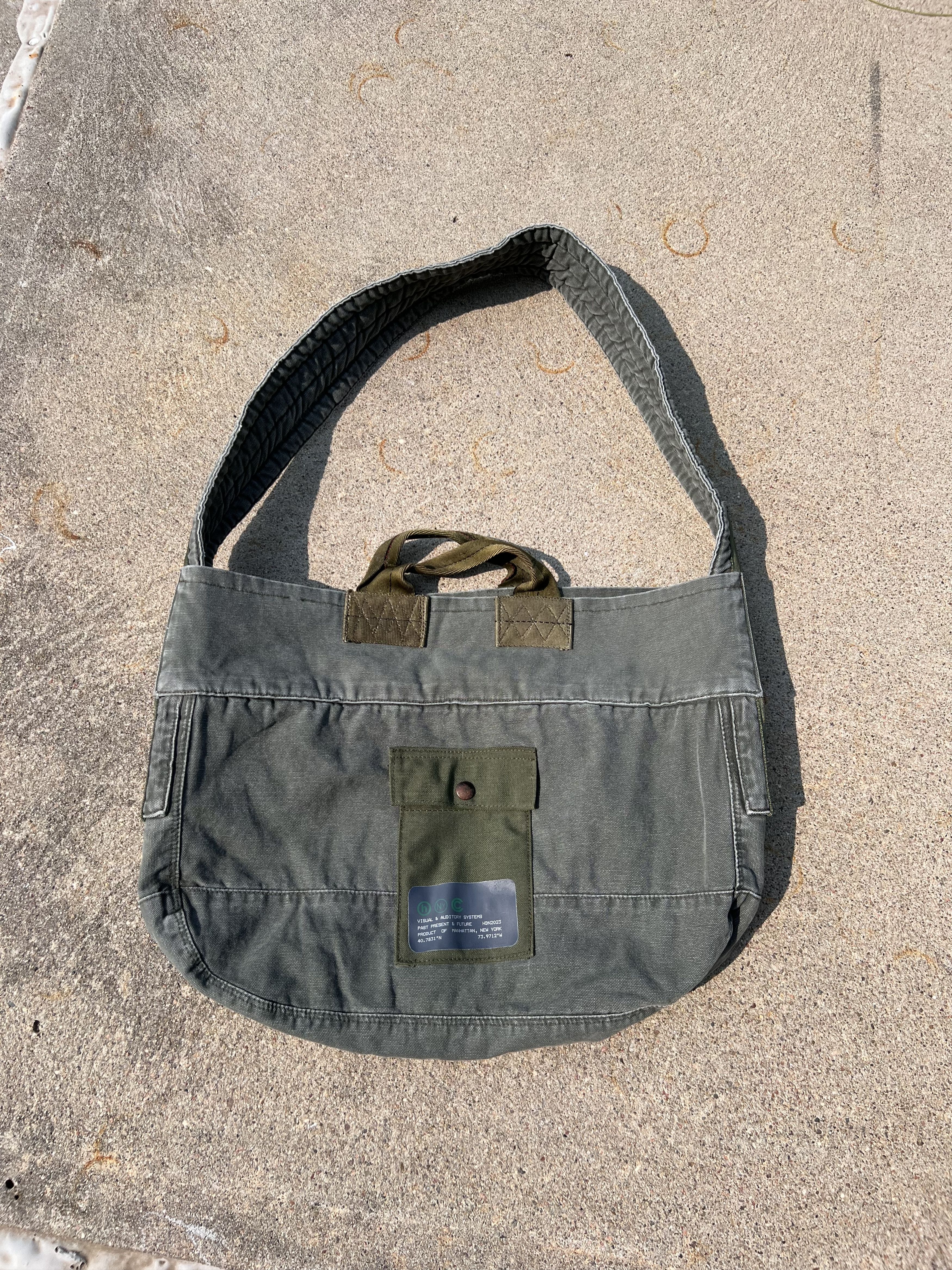 HIDDEN Hidden NY Gems 23 Stonewash Military Newsboy Bag Size ONE SIZE - 4 Thumbnail