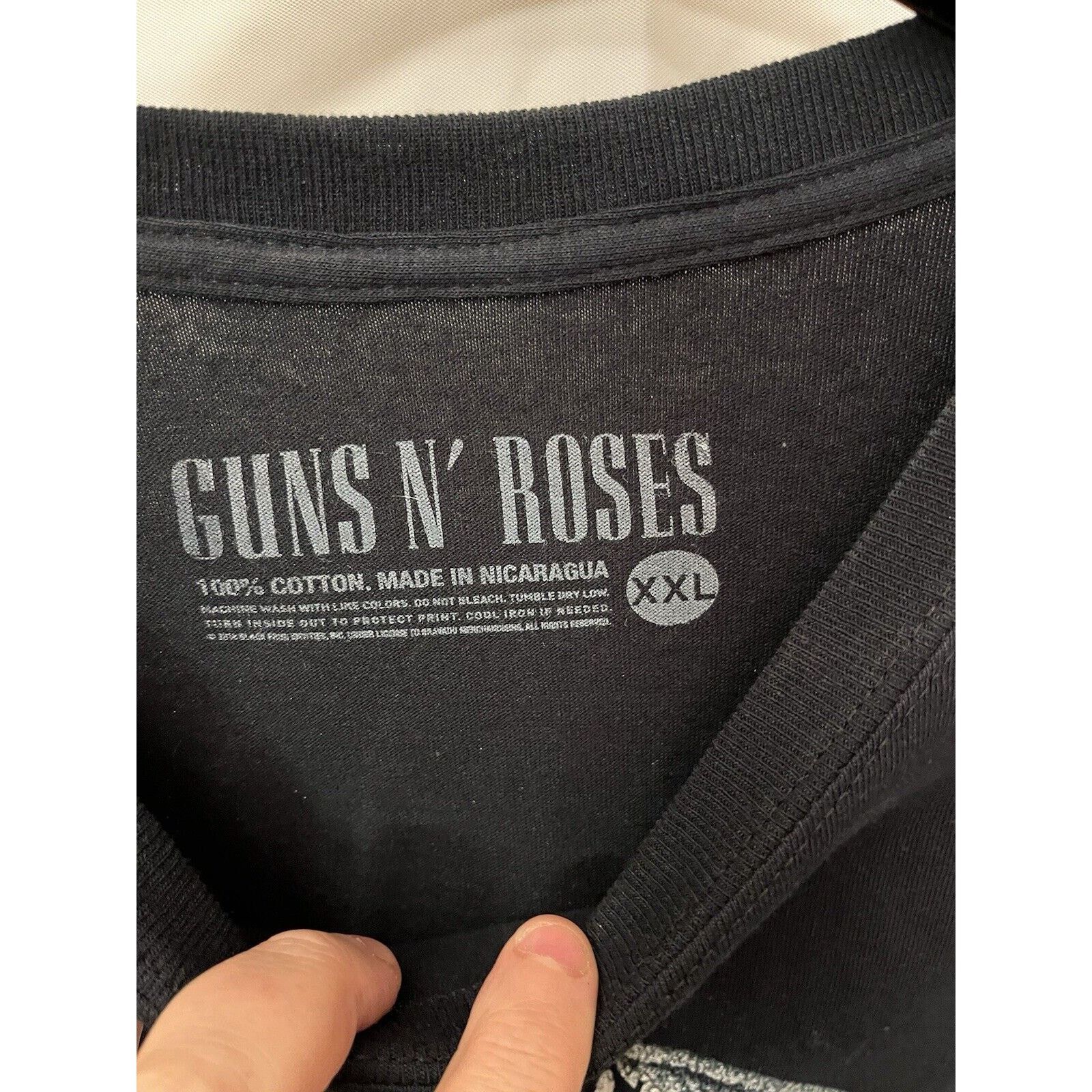 Other GNR Concert T Shirt XXL Black Not In This Lifetime-Authentic Size US XXL / EU 58 / 5 - 3 Thumbnail