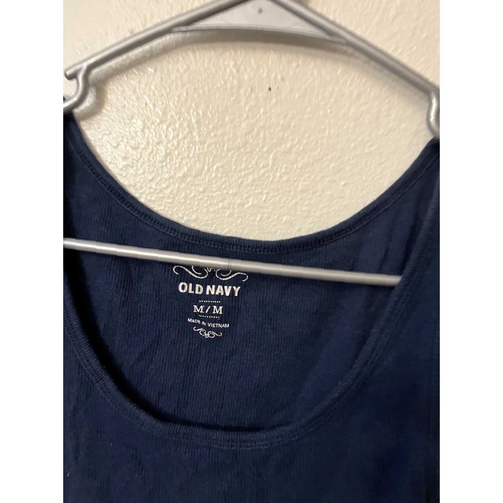 Old Navy Old Navy Tank Top Shirt Women Round Neck Cotton Slim Fit M Blue 90s Vintage? Size M / US 6-8 / IT 42-44 - 2 Thumbnail