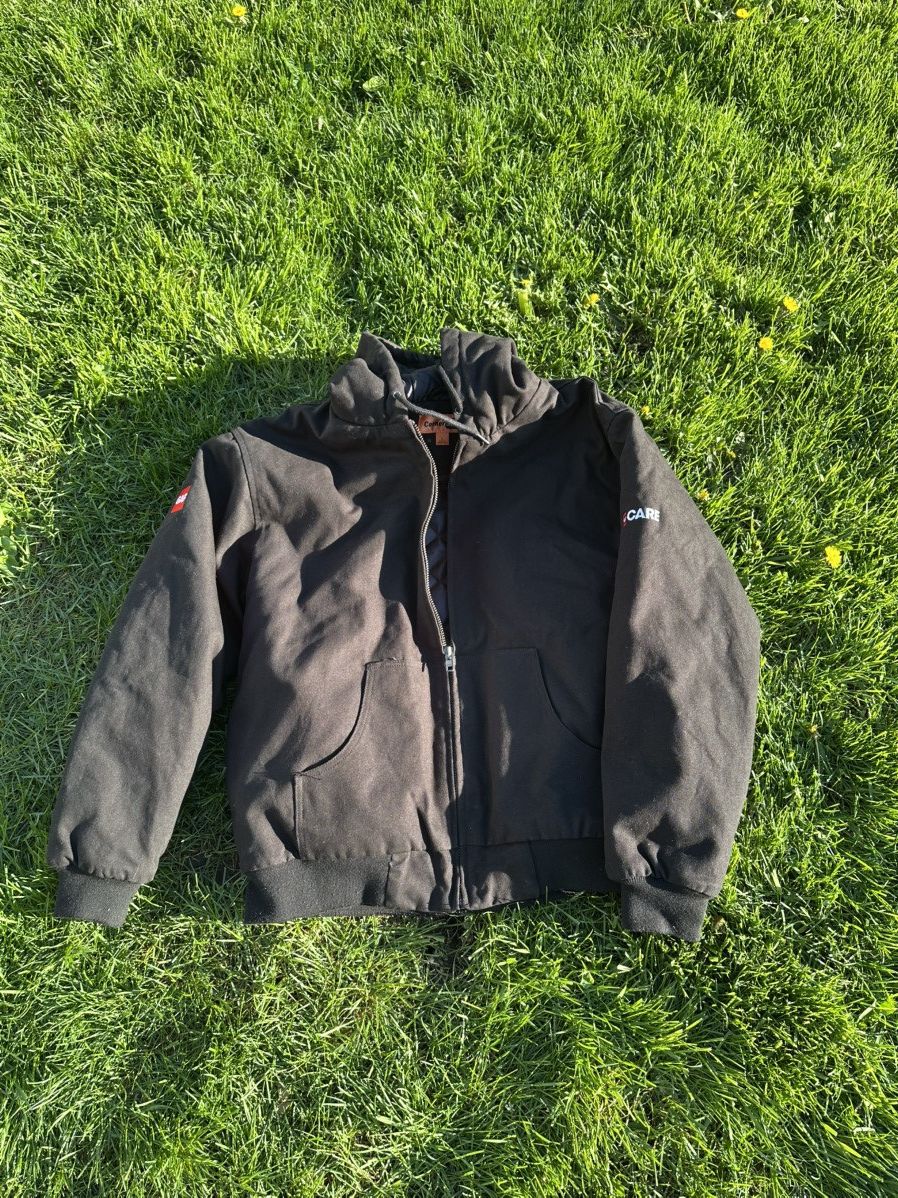 Other CornerStone Men’s Large Duck Hooded Quilted WORK Jacket Size US L / EU 52-54 / 3 - 1 Thumbnail