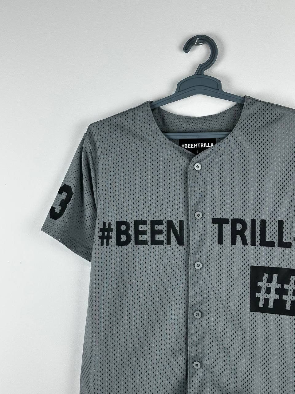 Been Trill × Virgil Abloh Been Trill 13 Grey Baseball Jersey Size S Size US S / EU 44-46 / 1 - 2 Thumbnail