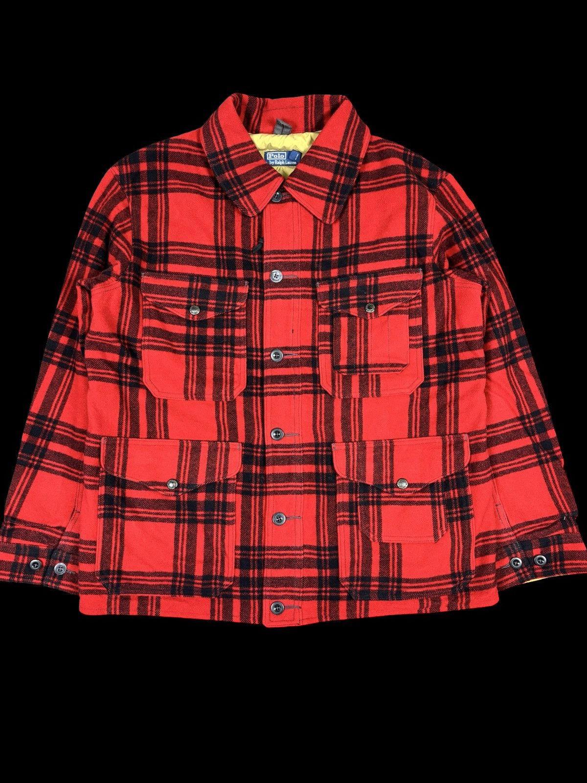 Polo Ralph Lauren Vtg Polo Ralph Lauren Mackinaw Military Wool Jacket K47 Size US XXL / EU 58 / 5 - 2 Thumbnail