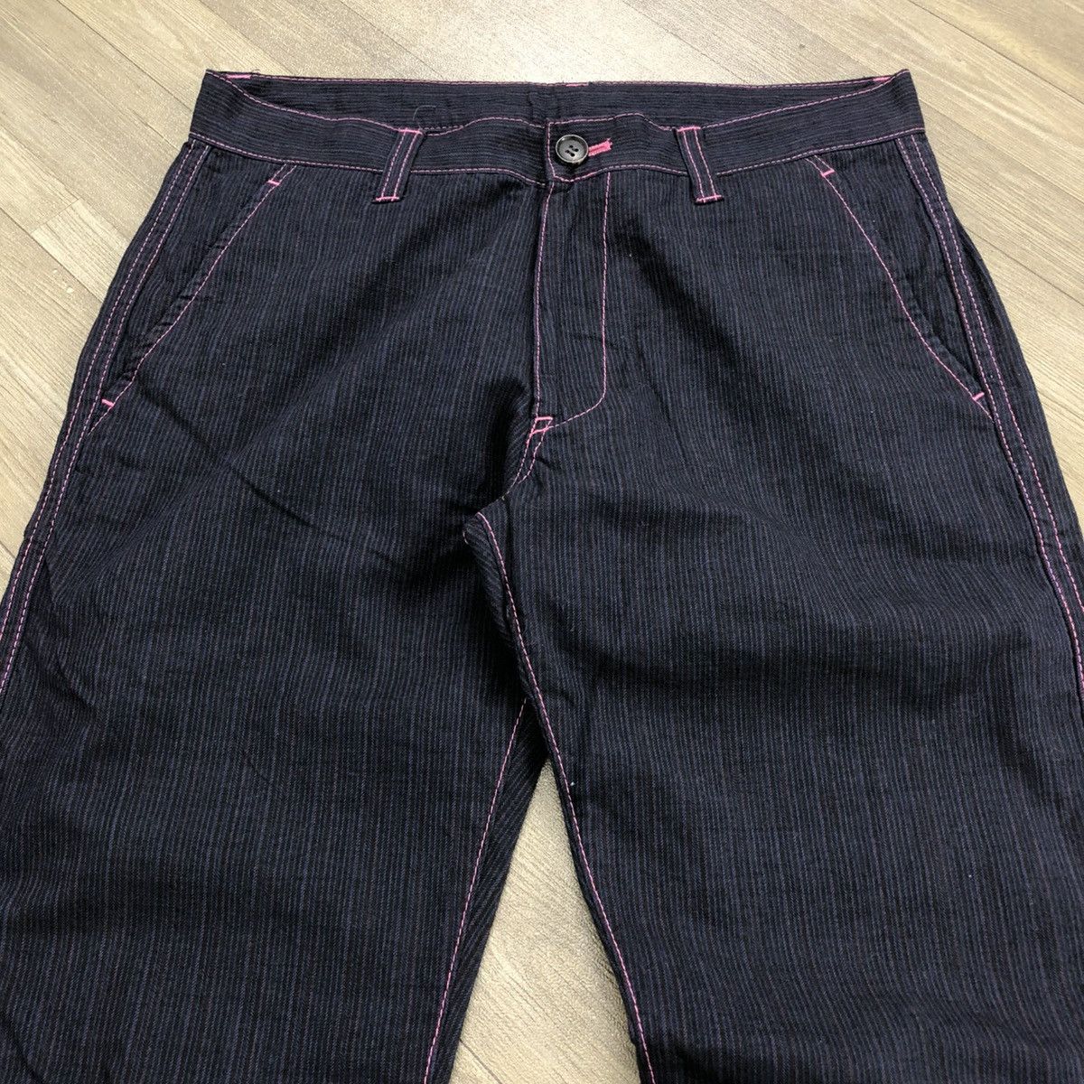 Comme des Garcons × Comme des Garcons Homme × Comme des Garcons SHIRT 🇯🇵 Comme Des Garcons Homme CDG Striped Pants Size US 31 - 3 Thumbnail